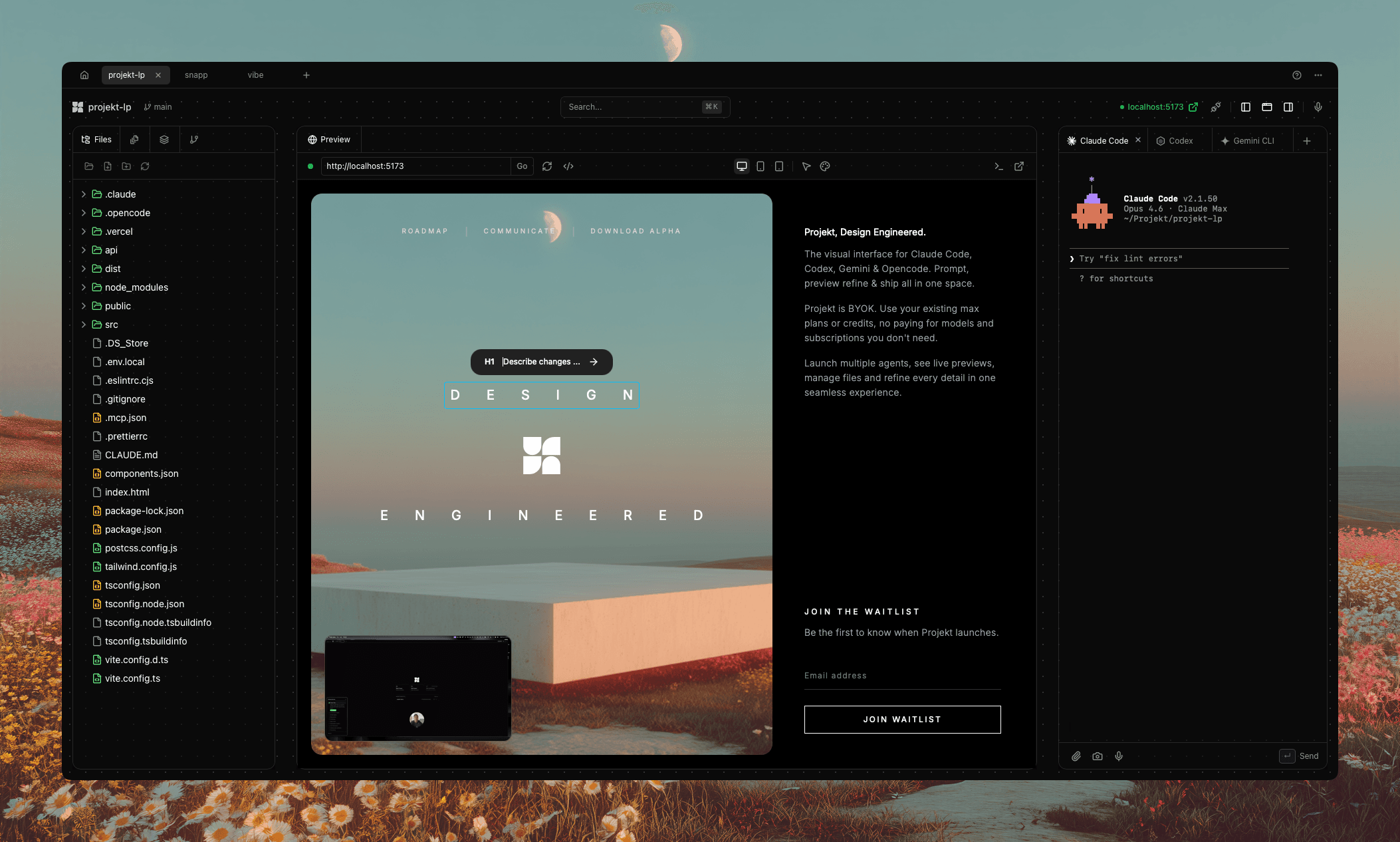 Projekt screenshot 1
