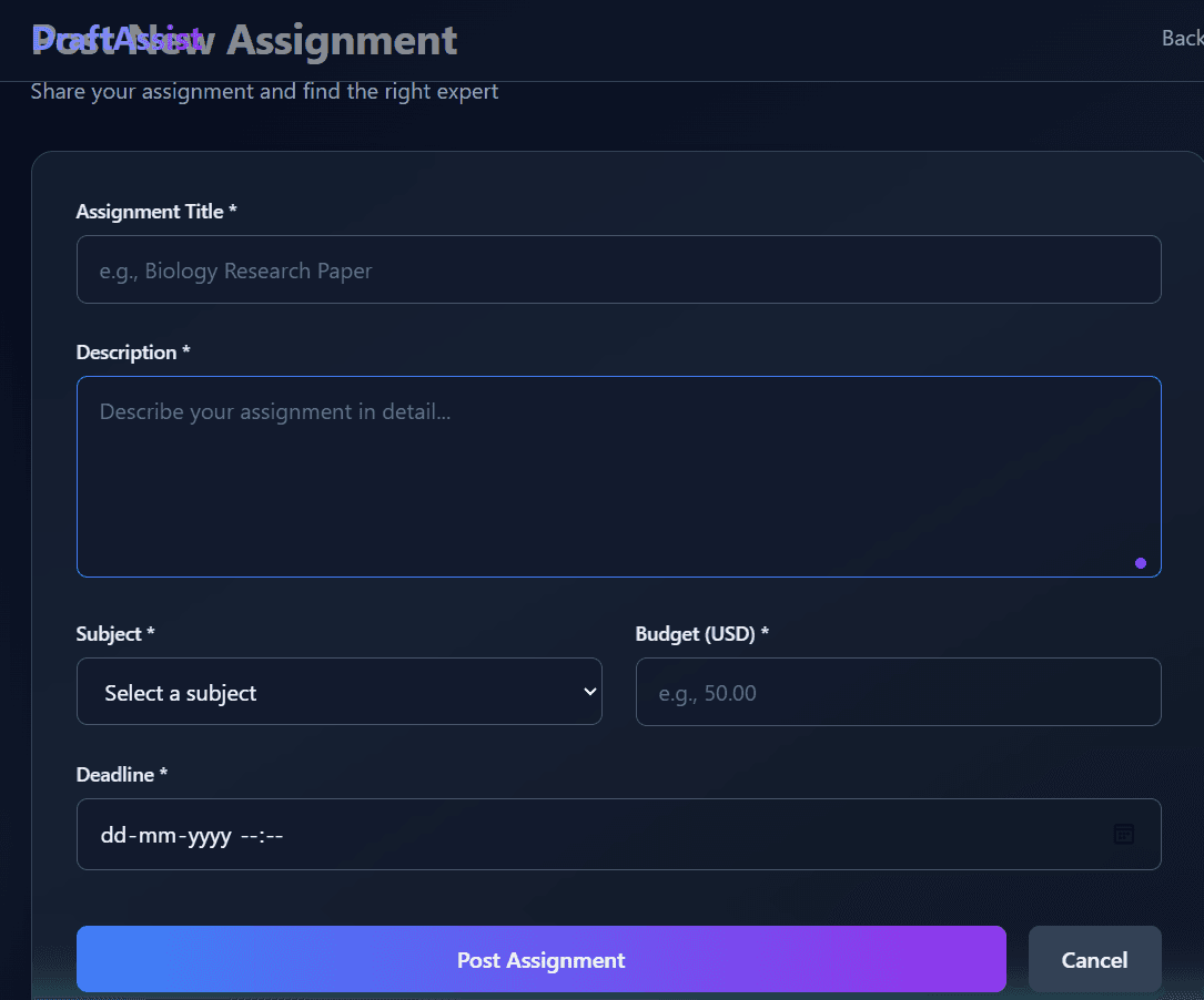 DraftAssist screenshot 2