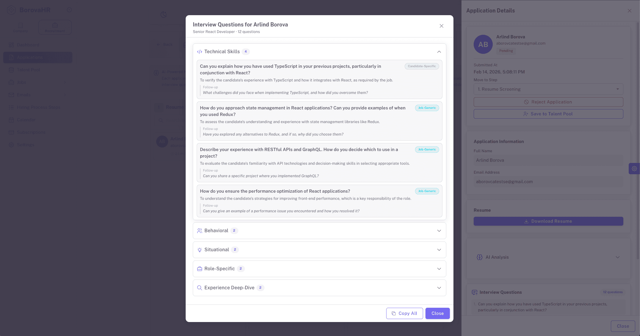 BorovaHR screenshot 7