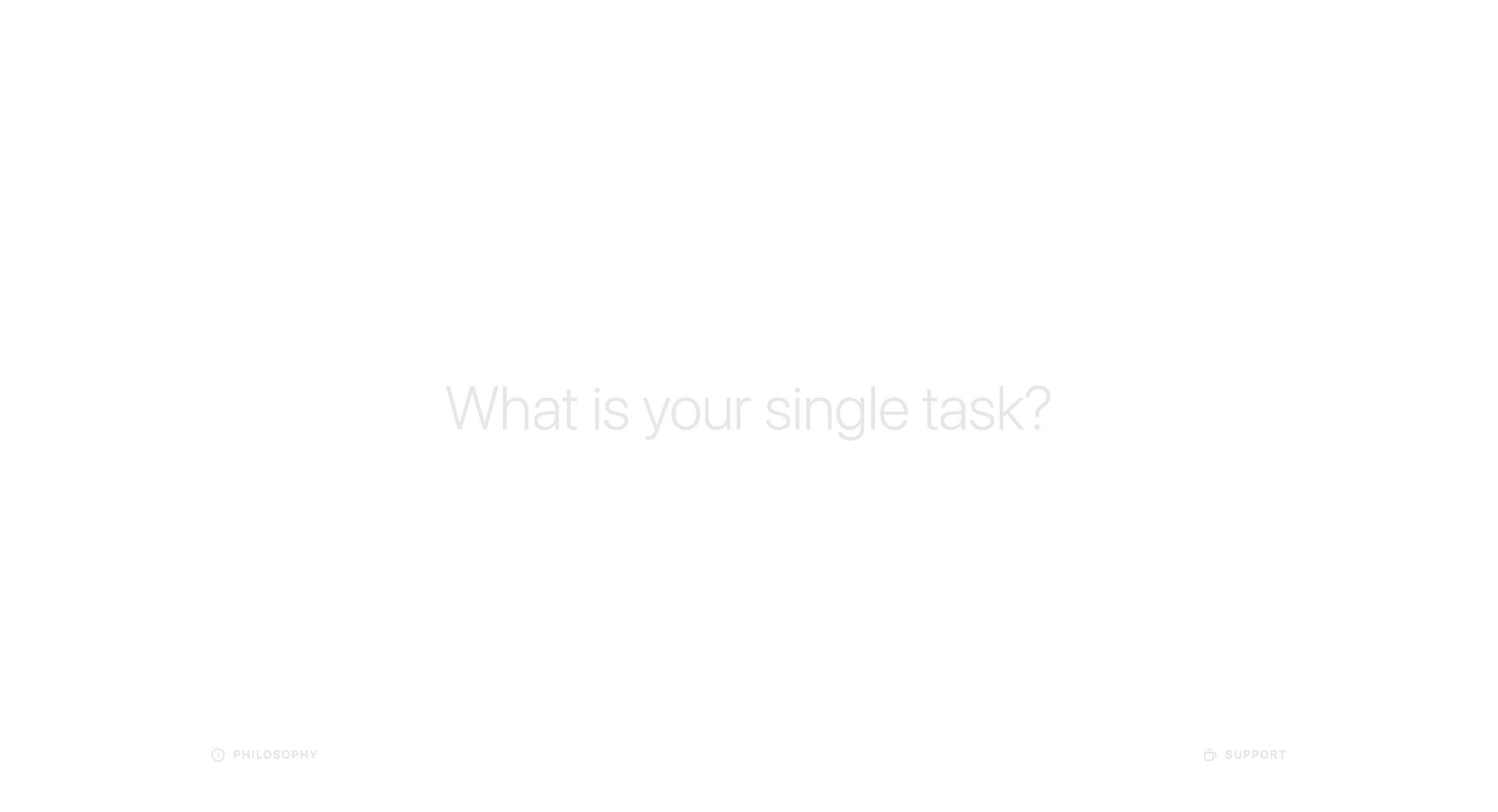 SingleTasking screenshot 1