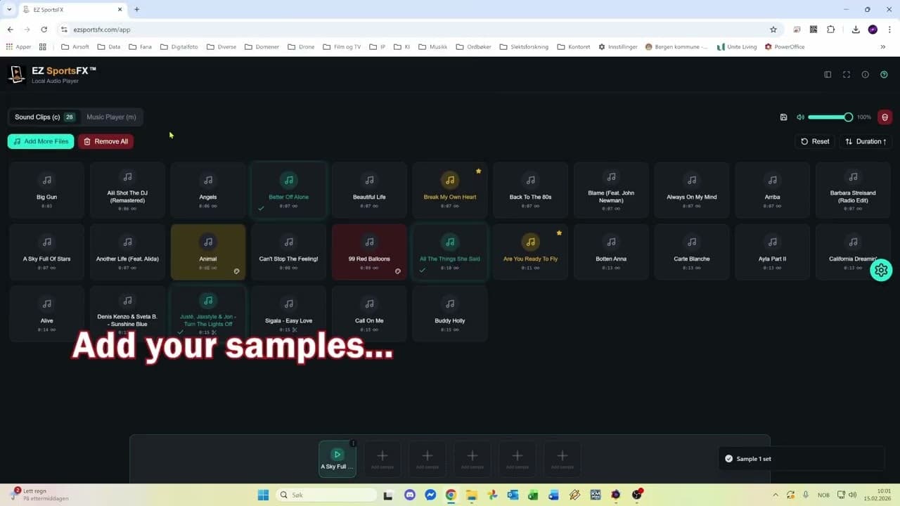 EZ SportsFX screenshot 1