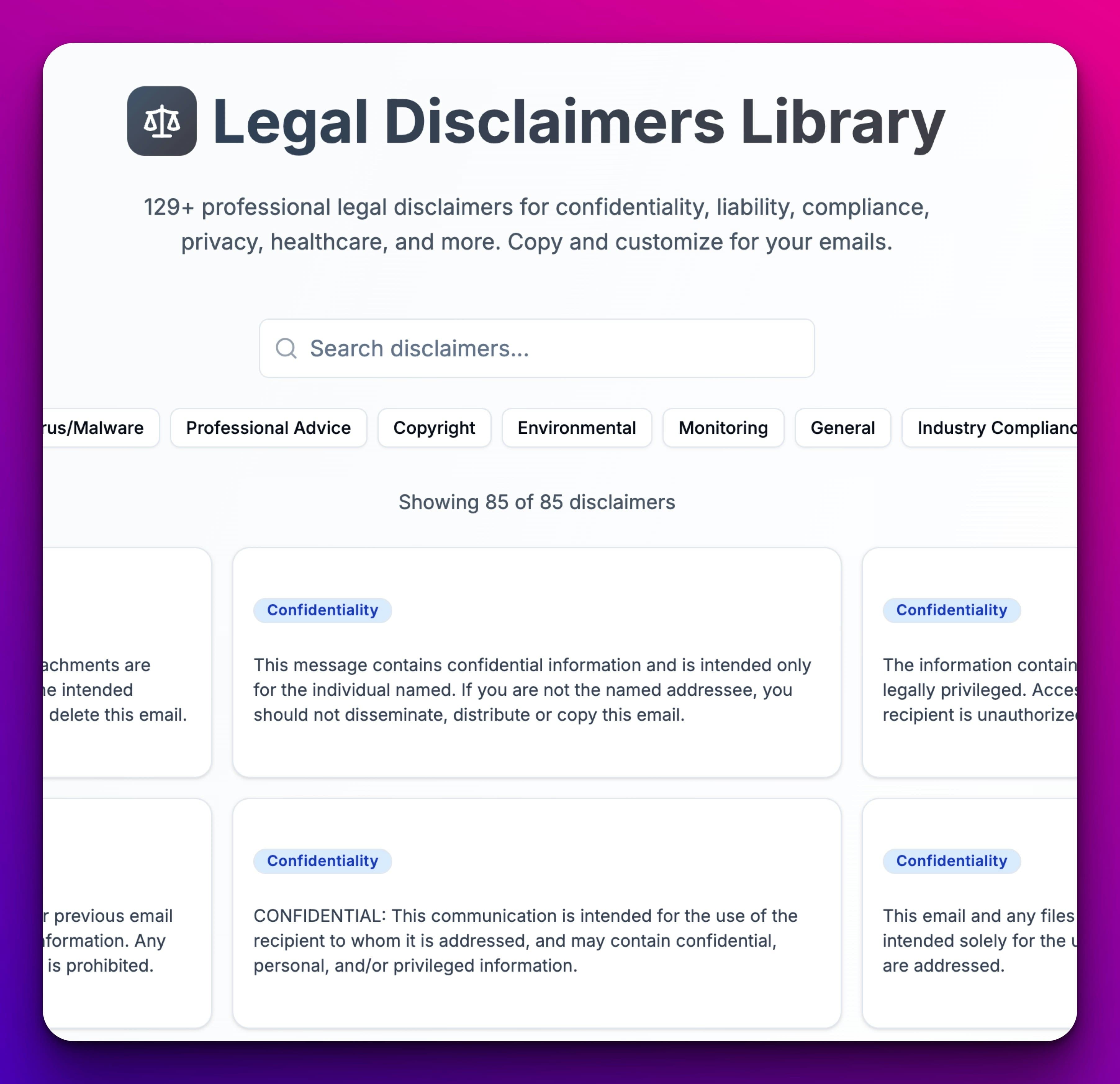 EmailSig screenshot 8