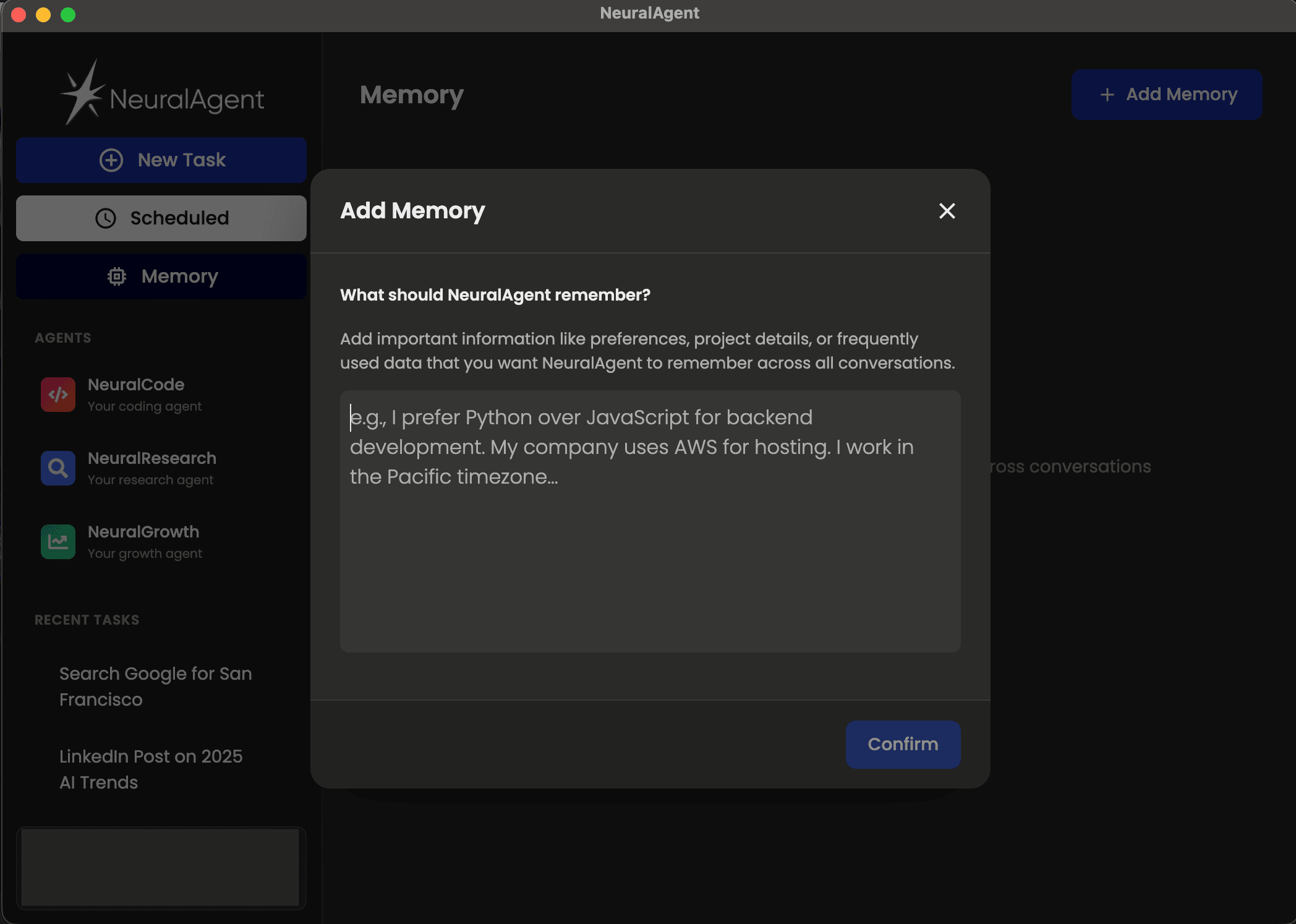 NeuralAgent 1.9 screenshot 4