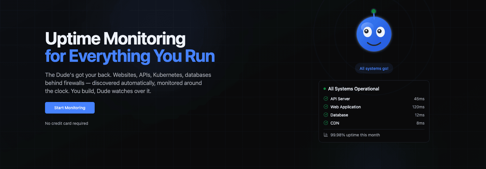 StatusDude - Monitor what others can't screenshot 1