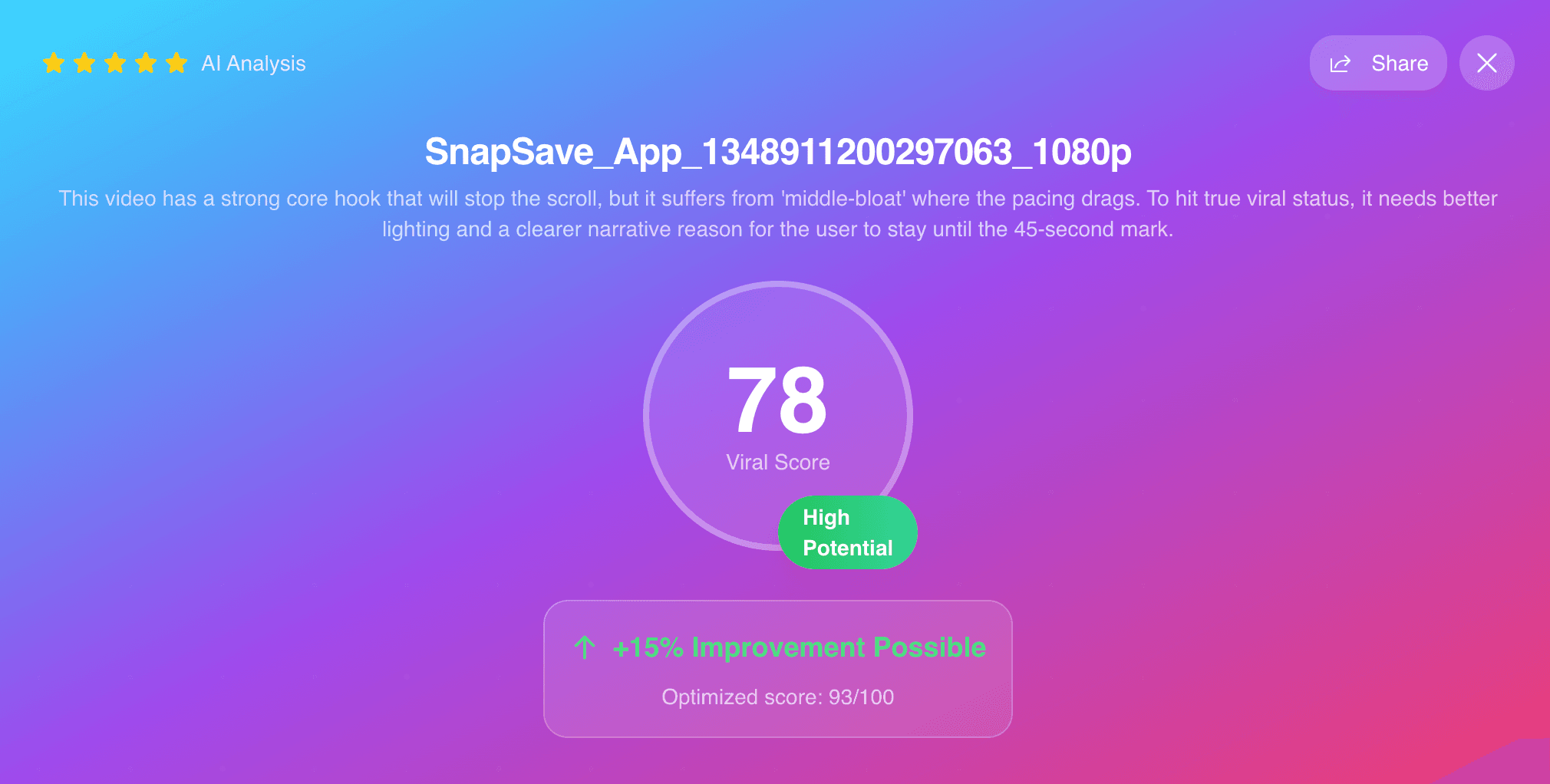 Viralize screenshot 2