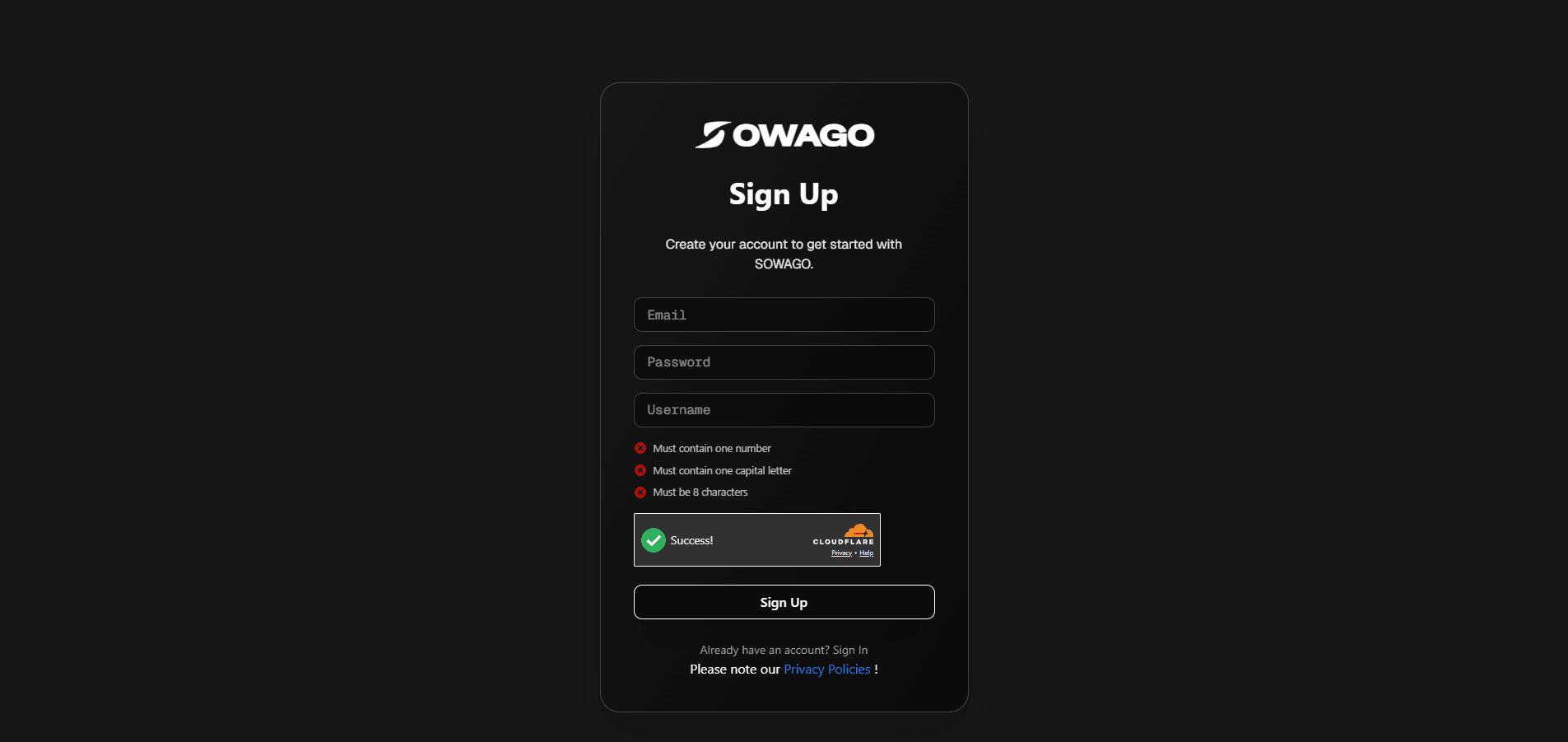 Sowago screenshot 1