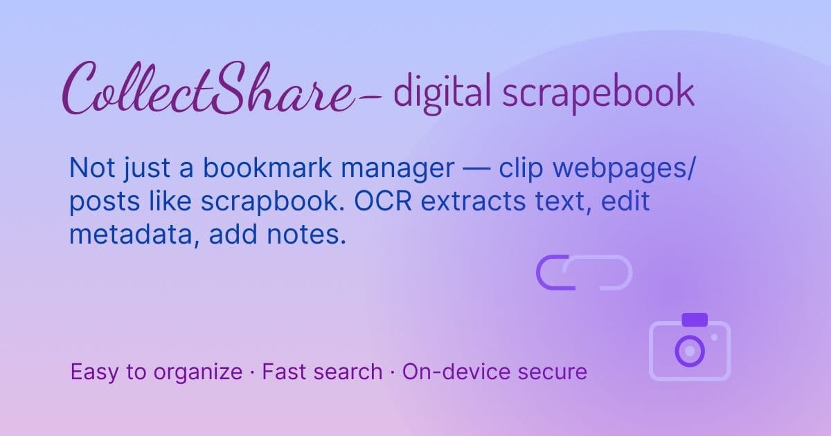 CollectShare screenshot 1