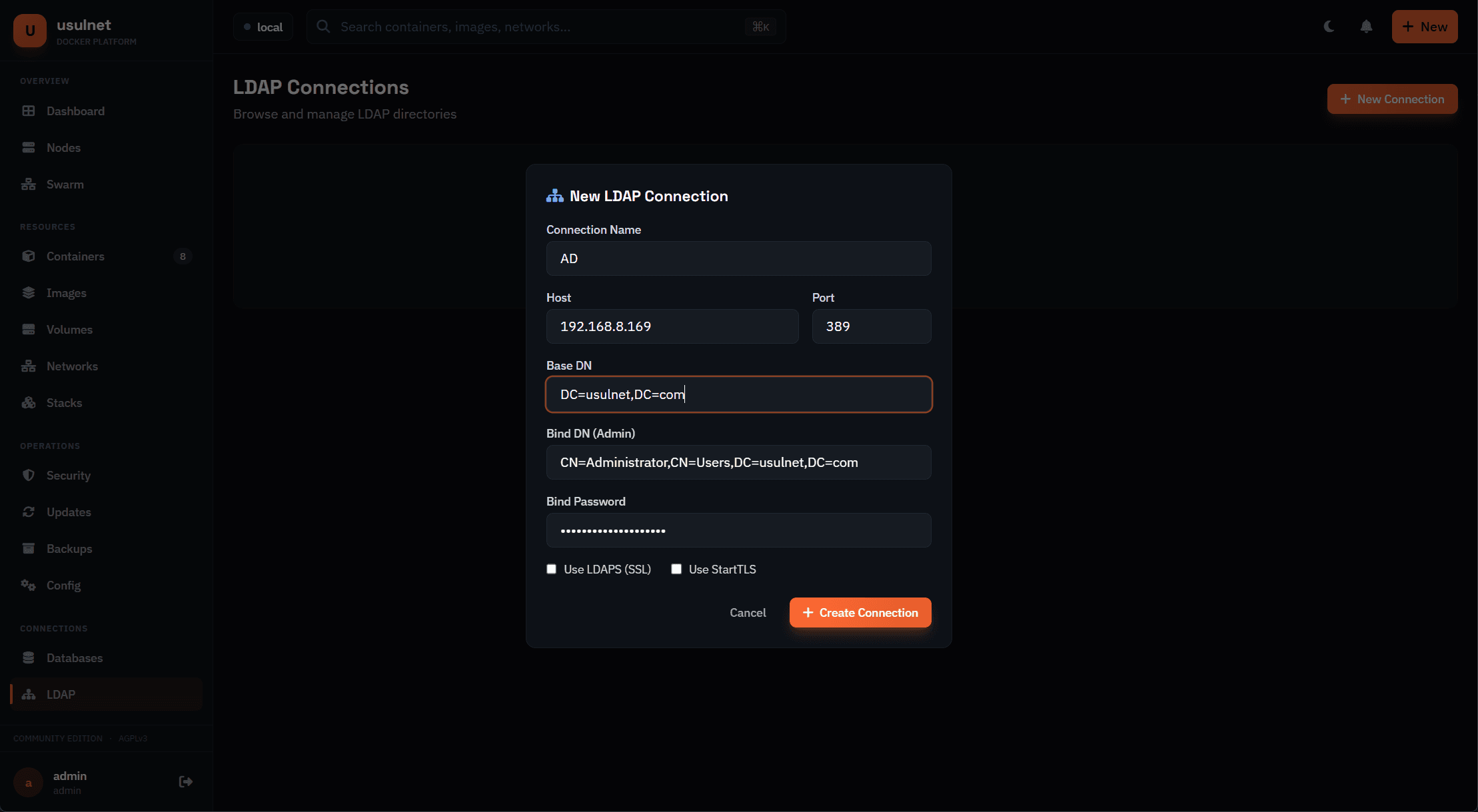 usulnet — DevOps & SysAdmins UI screenshot 23