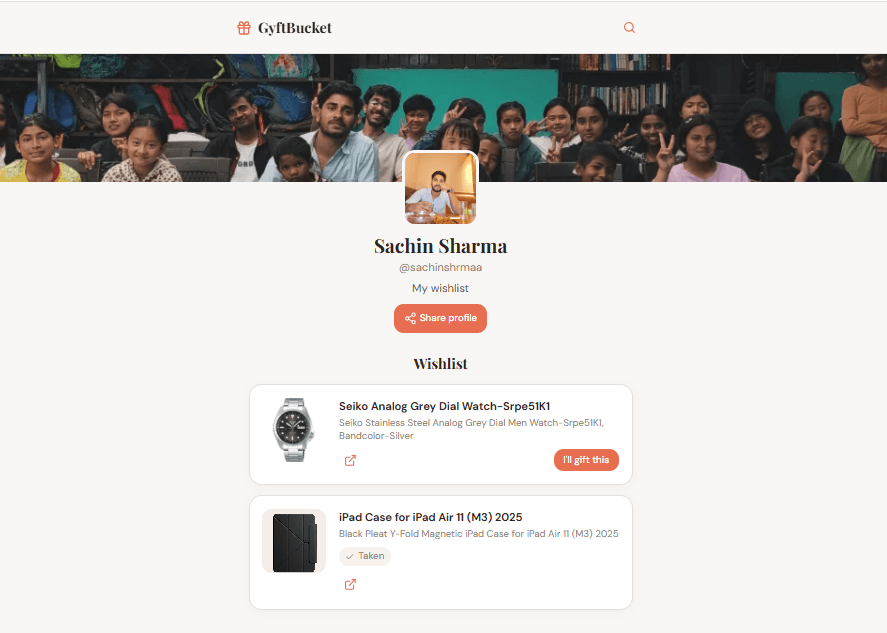 GyftBucket screenshot 3