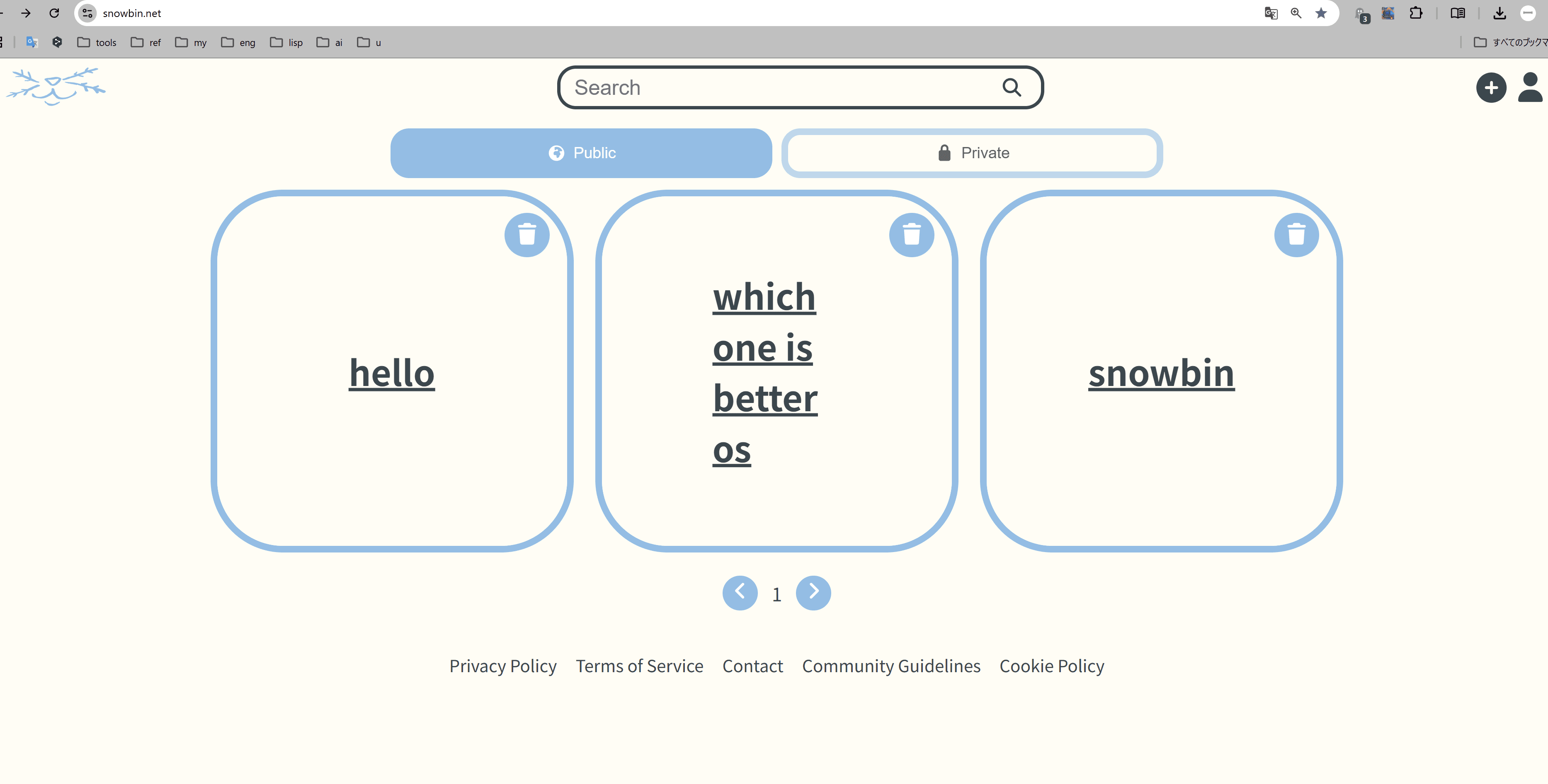 snowbin screenshot 4