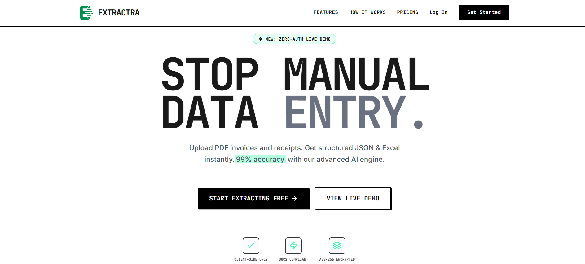 Extractra screenshot 2
