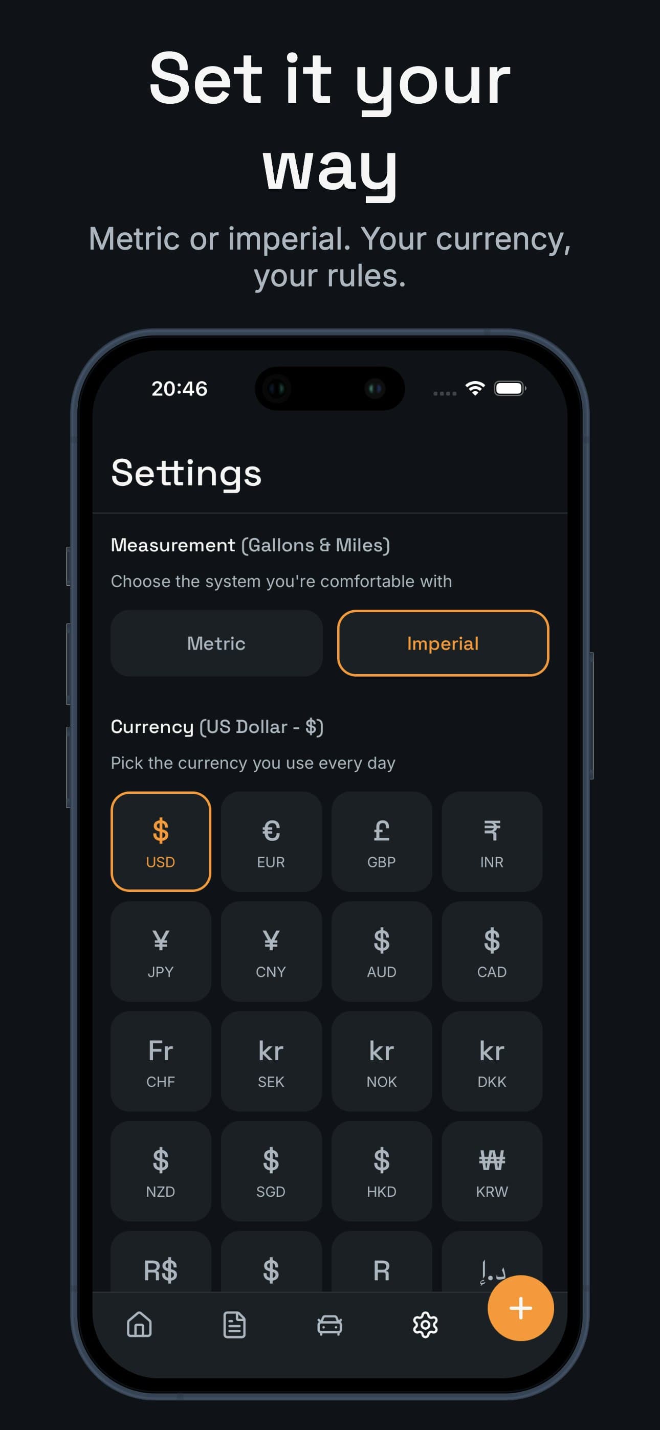 Leeway 1.2 – Beyond Fuel Tracking screenshot 9