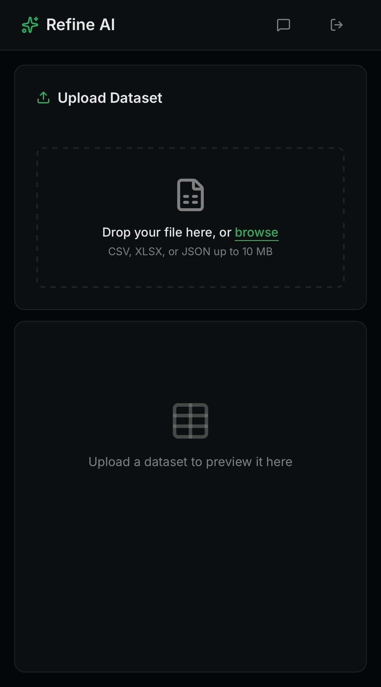 Refine AI screenshot 2