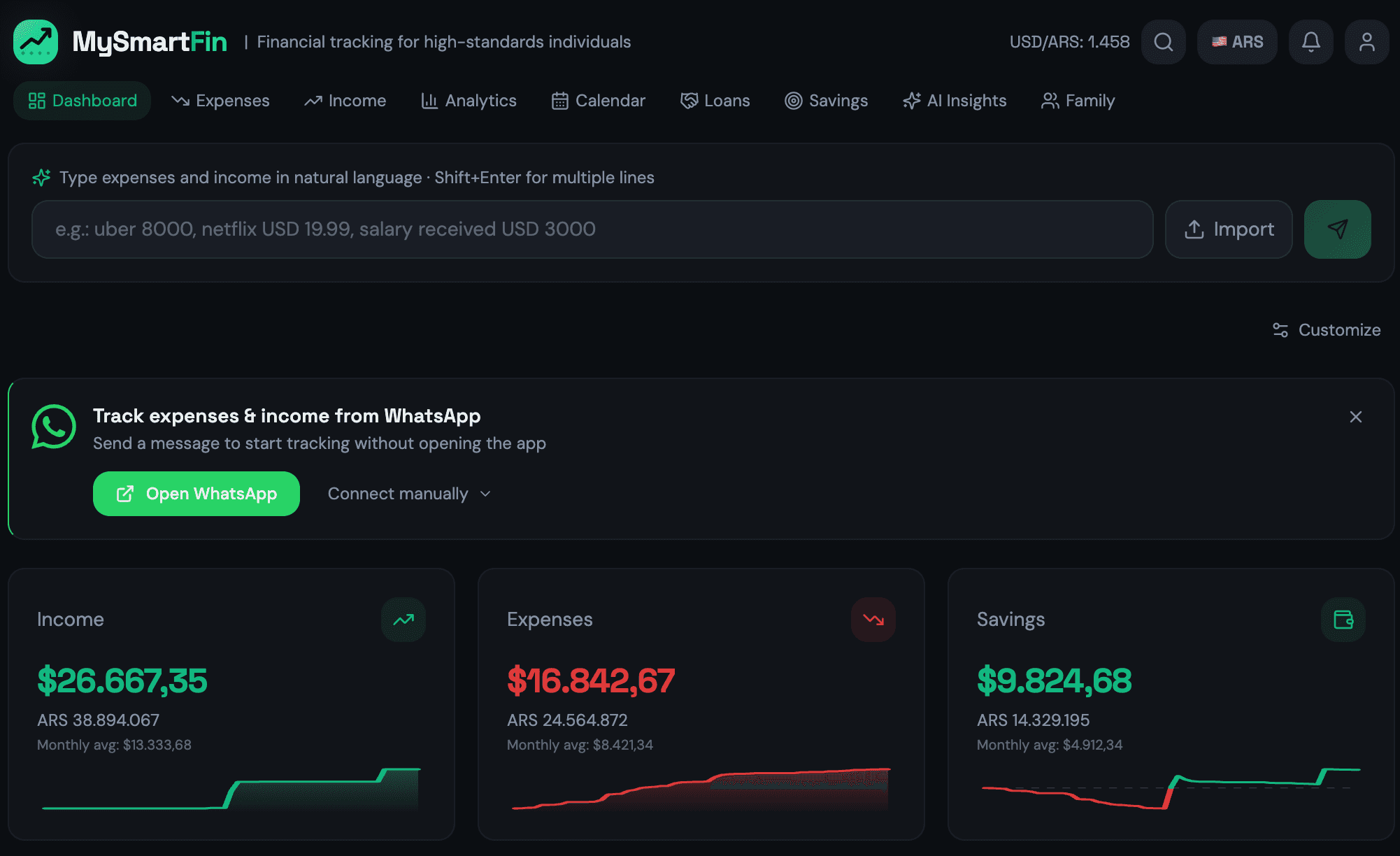MySmartFin screenshot 1