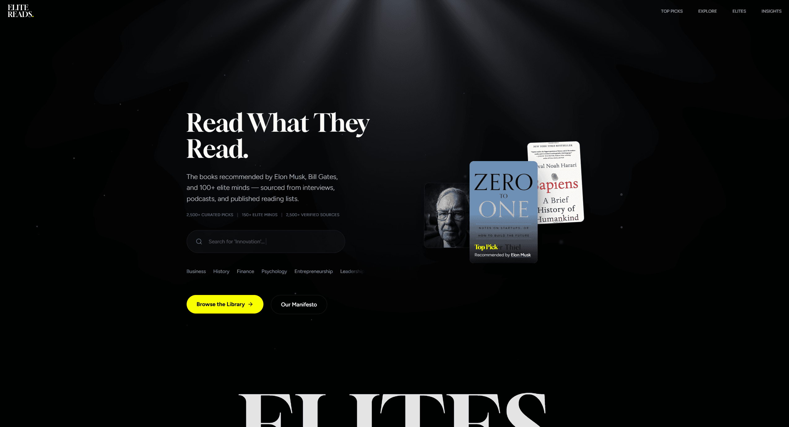 EliteReads screenshot 1