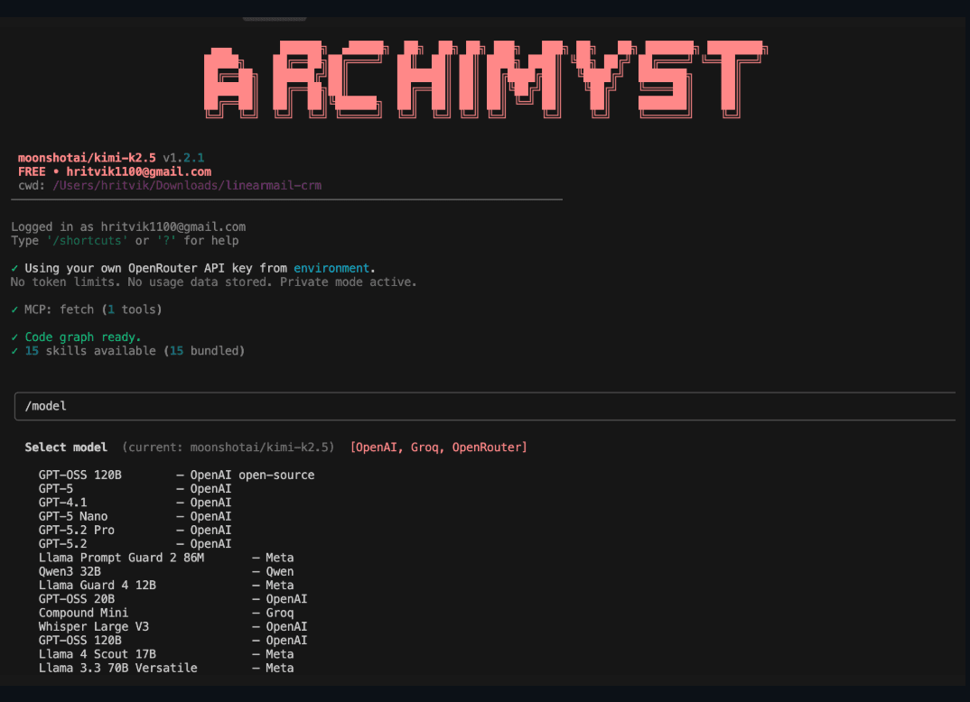 Archimyst screenshot 1
