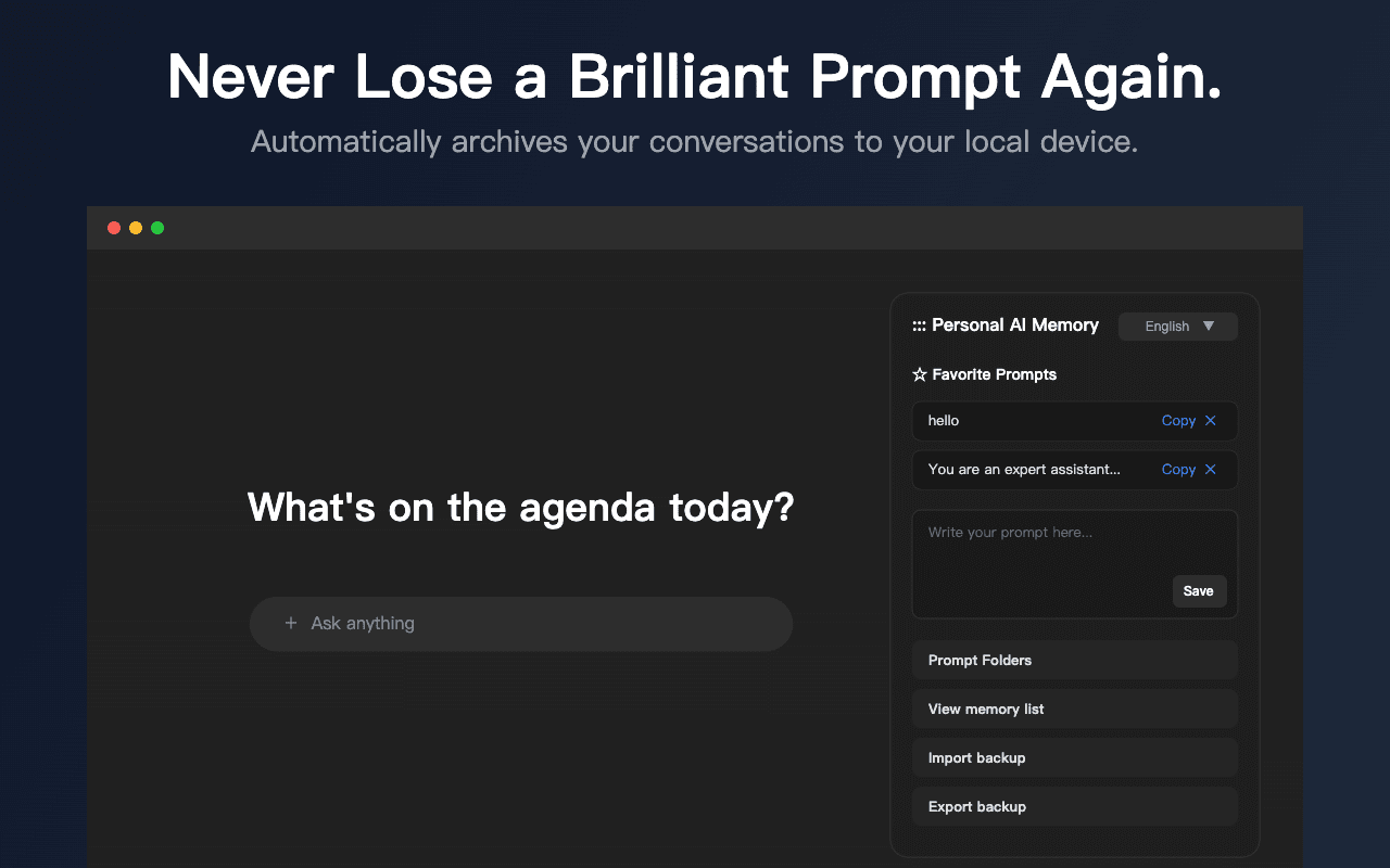 Personal AI Memory screenshot 7