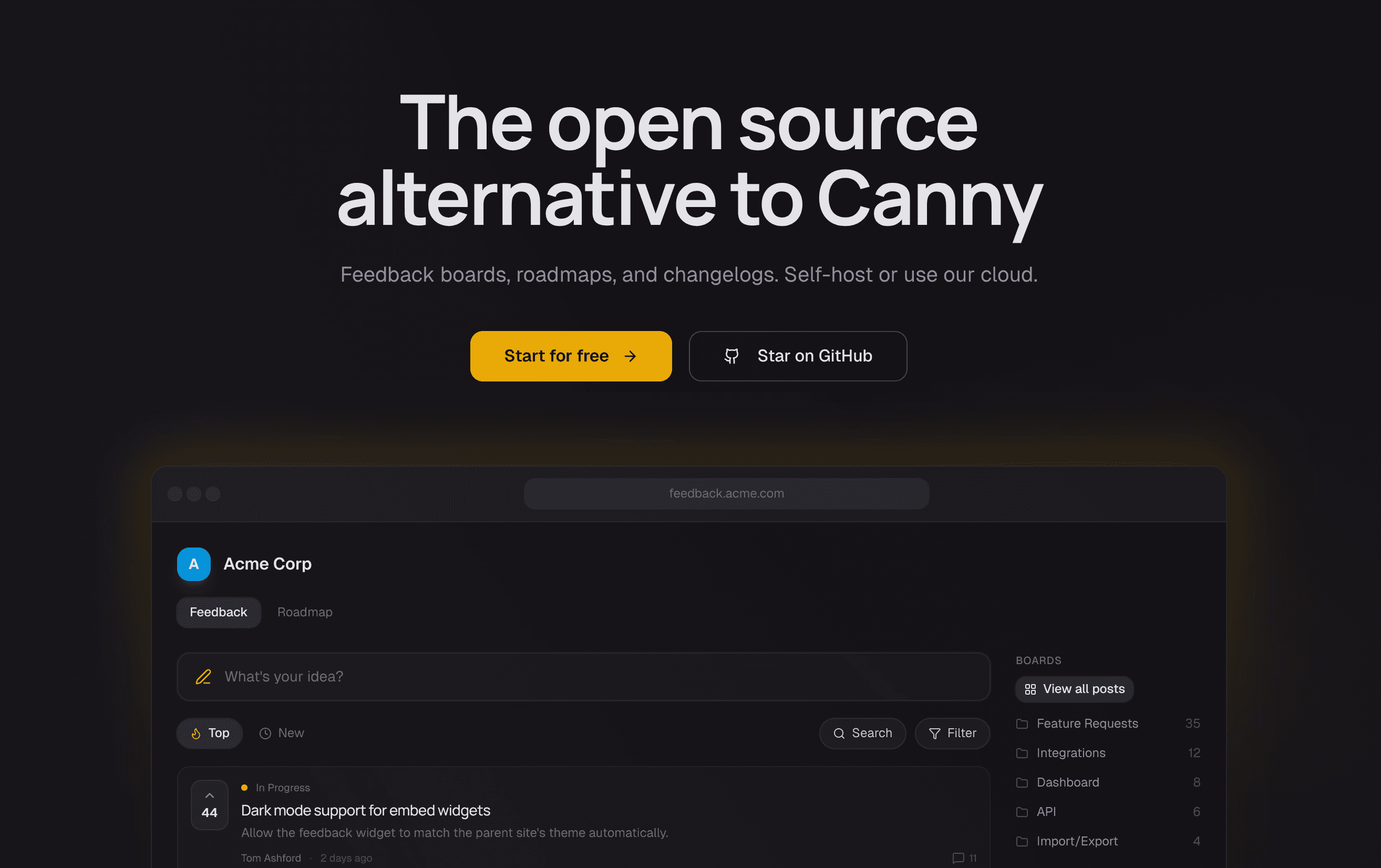 Quackback screenshot 1