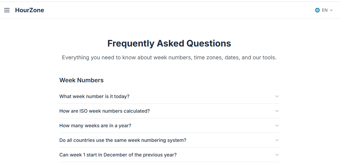 HourZone.io screenshot 2