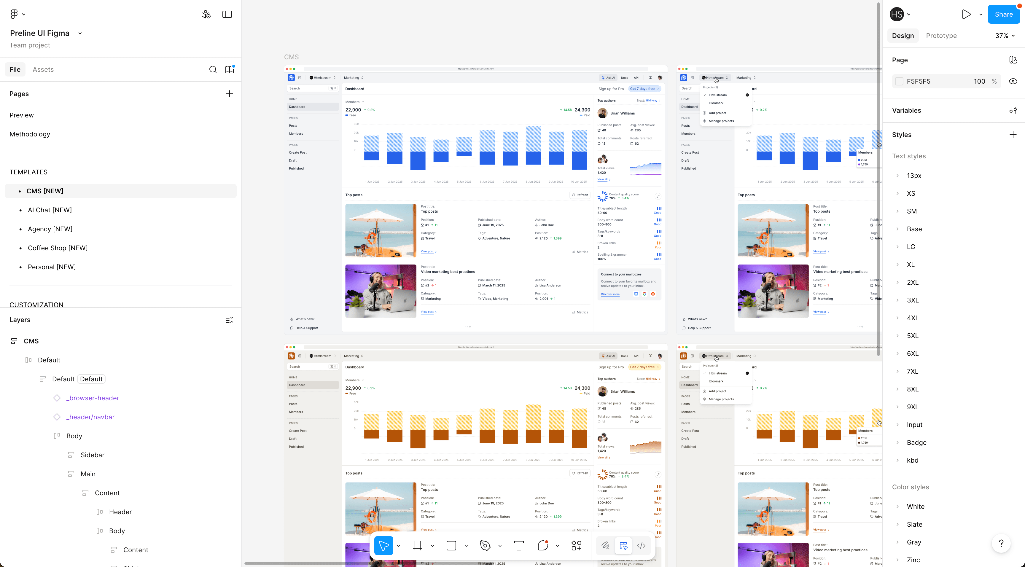 Preline UI Fimga v3.0 screenshot 2