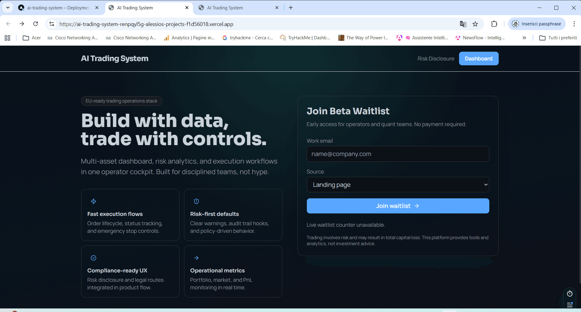 Ai trading system screenshot 4