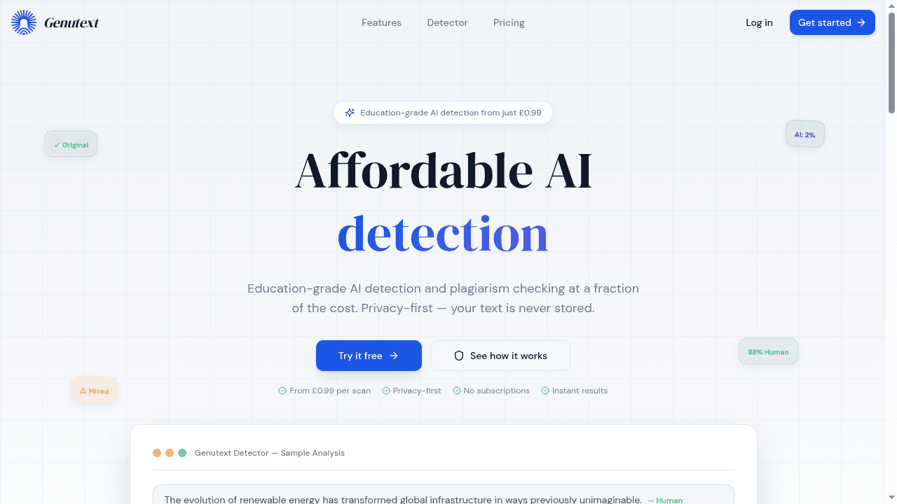 Genutext.ai screenshot 1