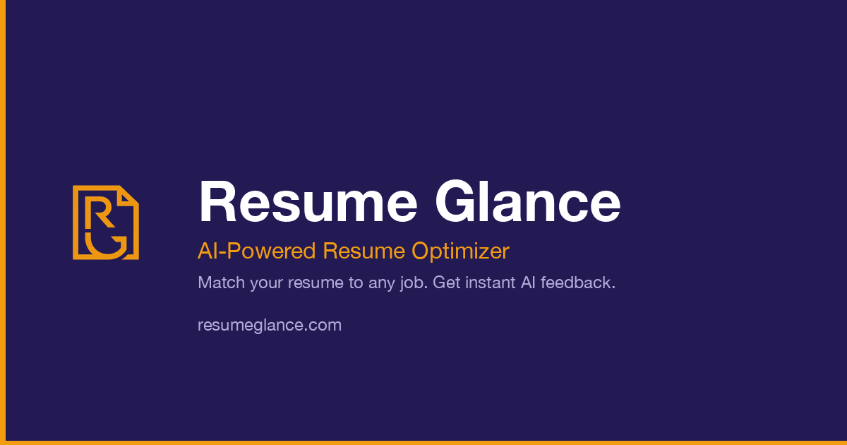 Resume Glance screenshot 1