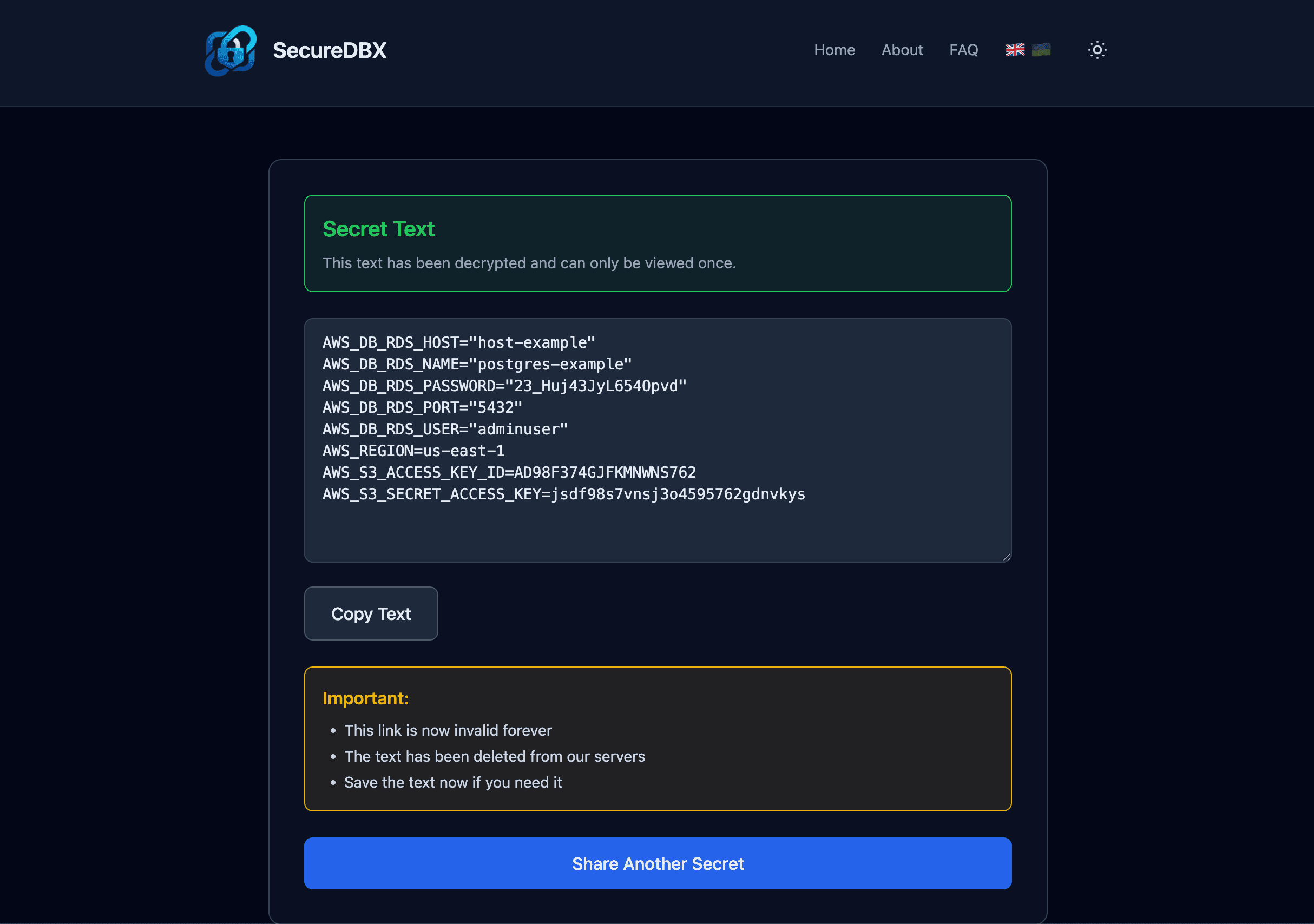 SecureDBX screenshot 5