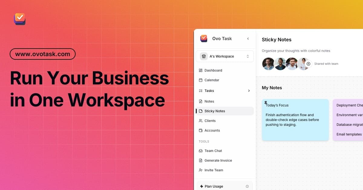 Ovo Task screenshot 2