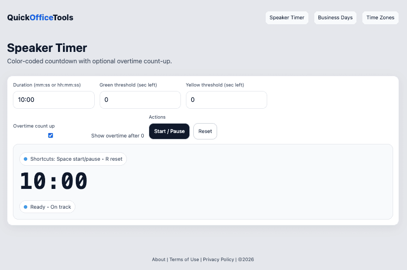QuickOfficeTools screenshot 2