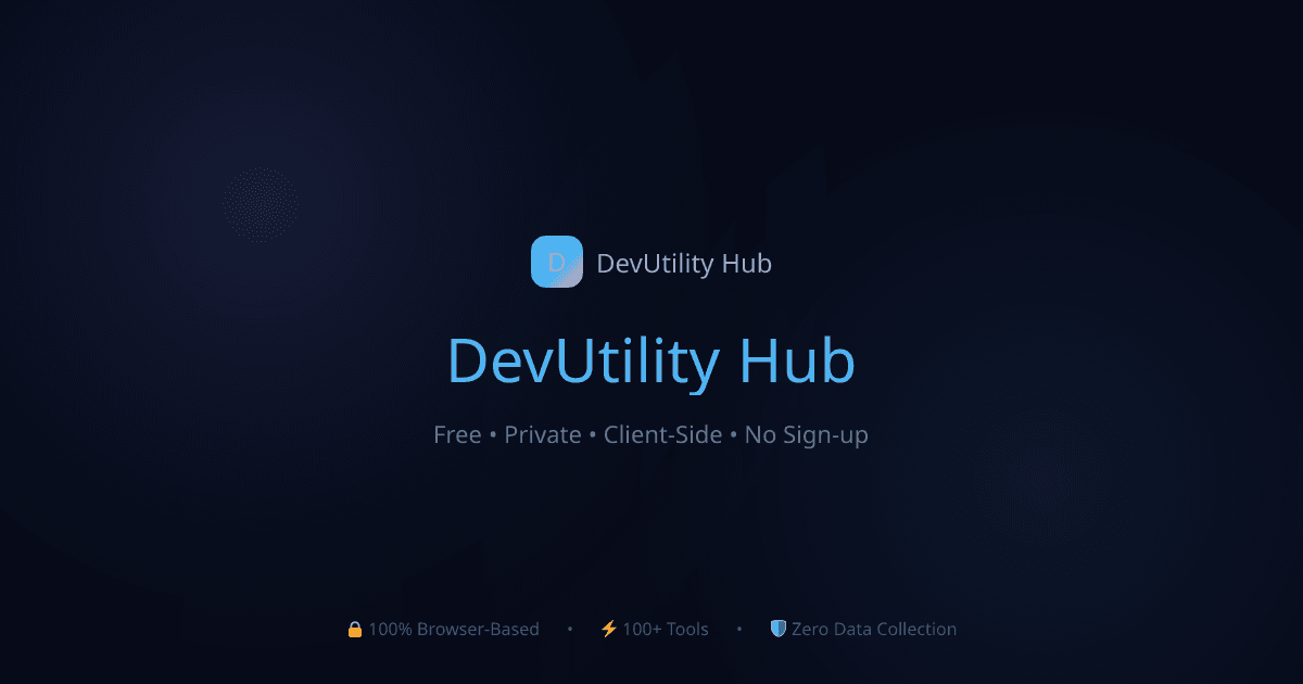 DevUtility Hub screenshot 1