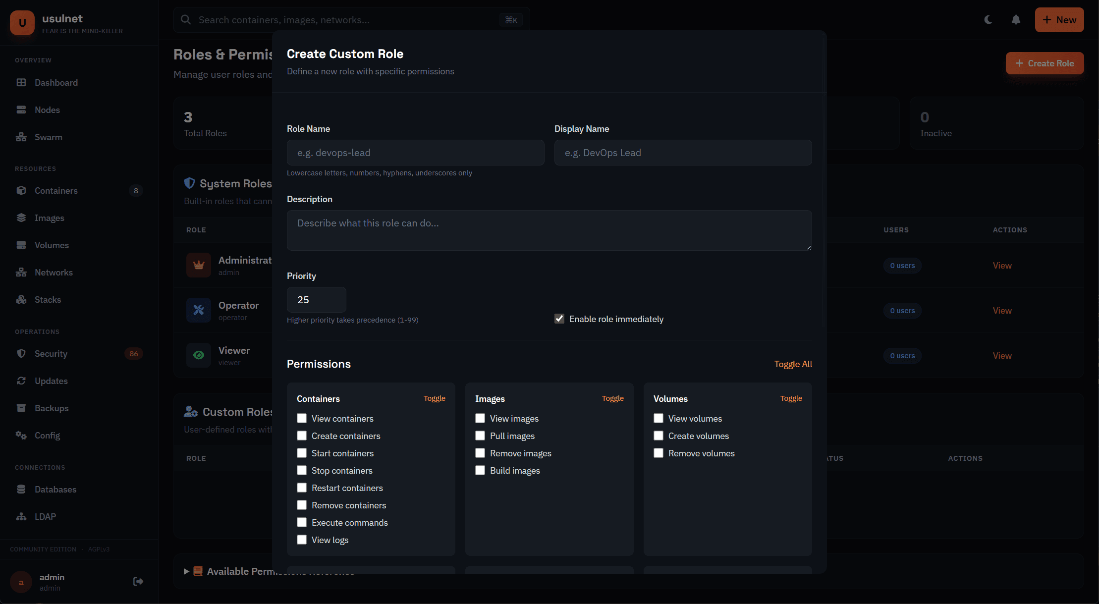 usulnet — DevOps & SysAdmins UI screenshot 17