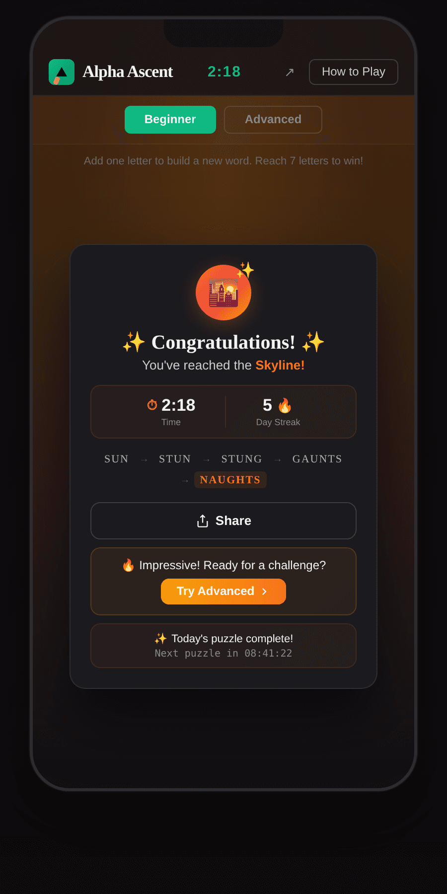 Alpha Ascent screenshot 4