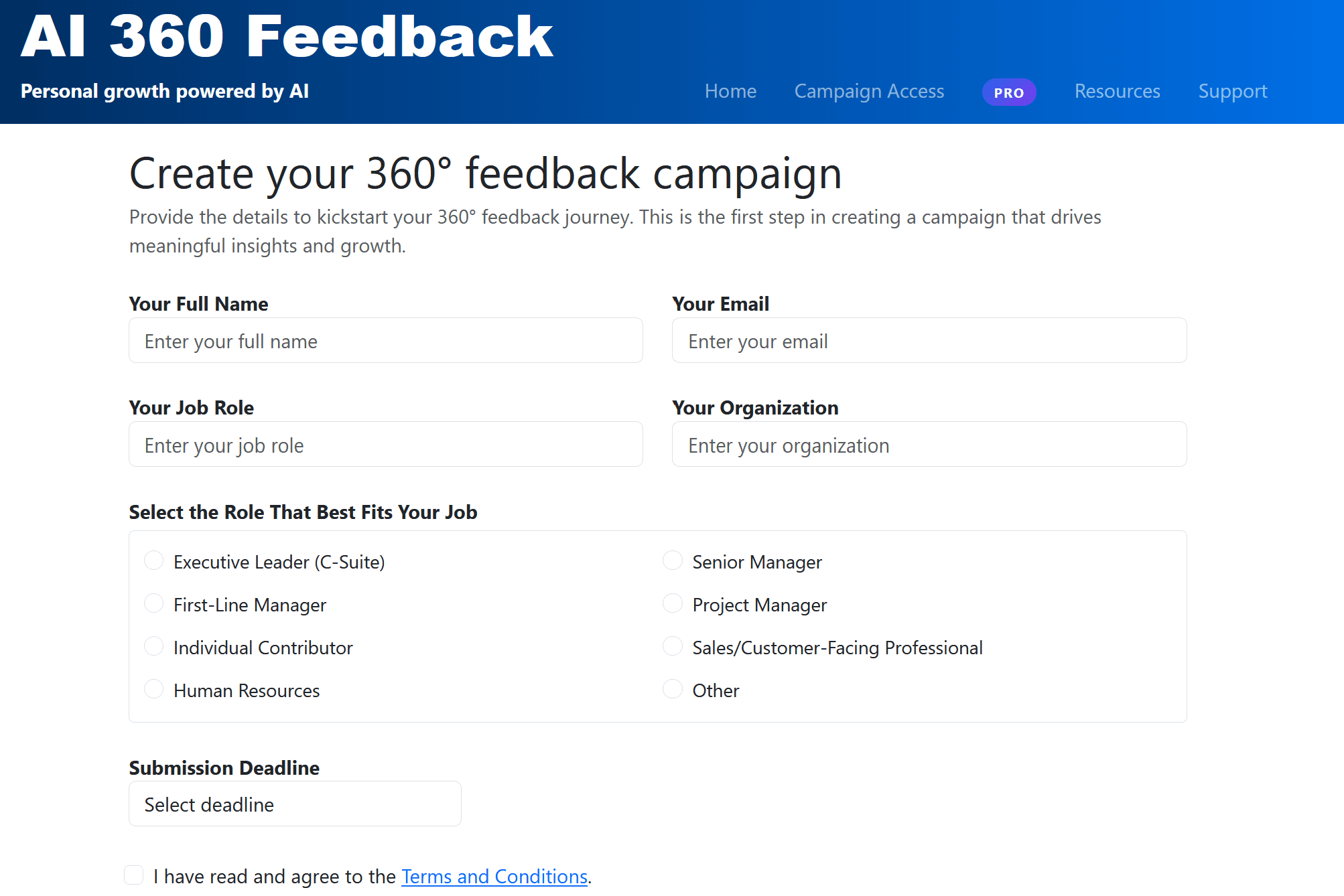 AI360Feedback screenshot 1