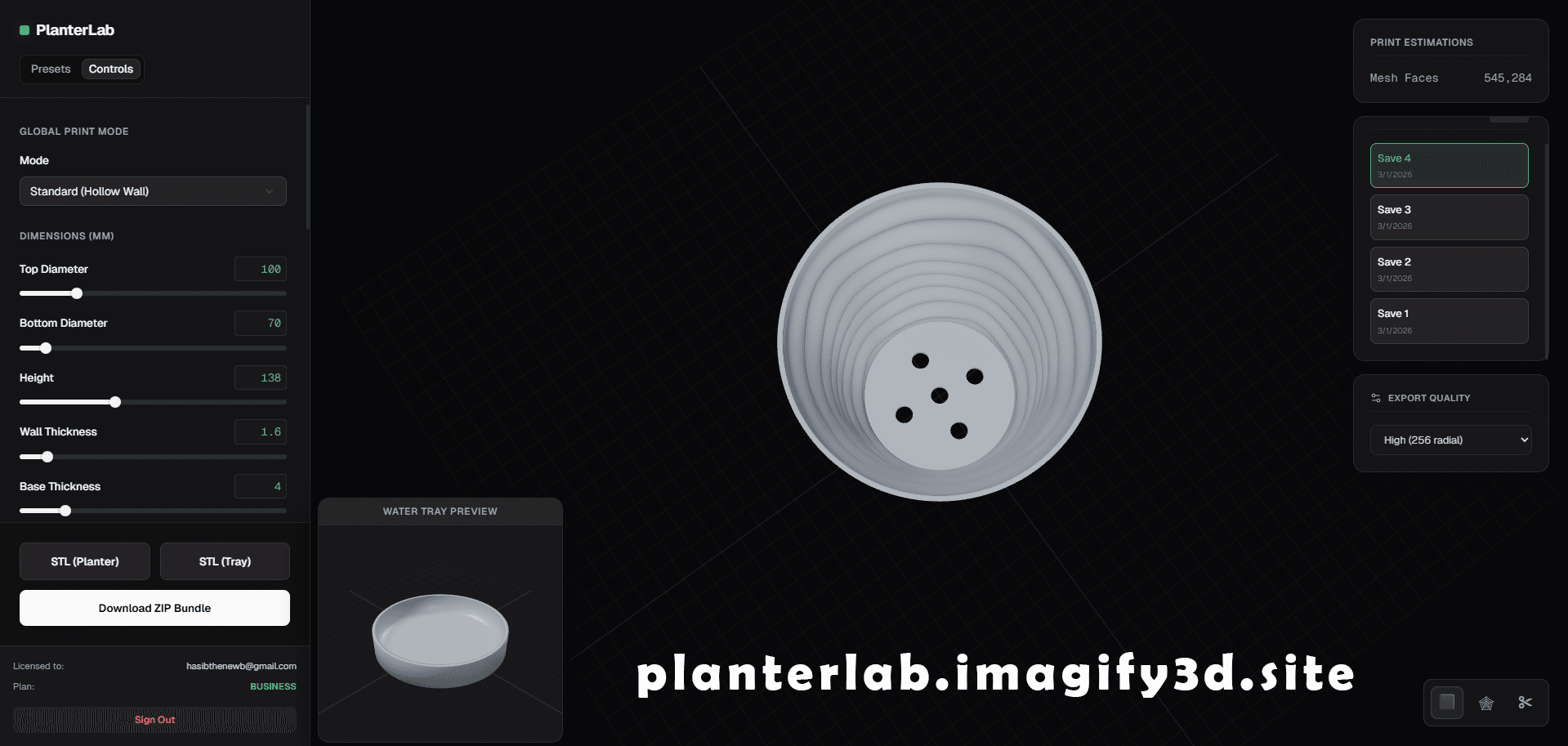PlanterLab screenshot 3
