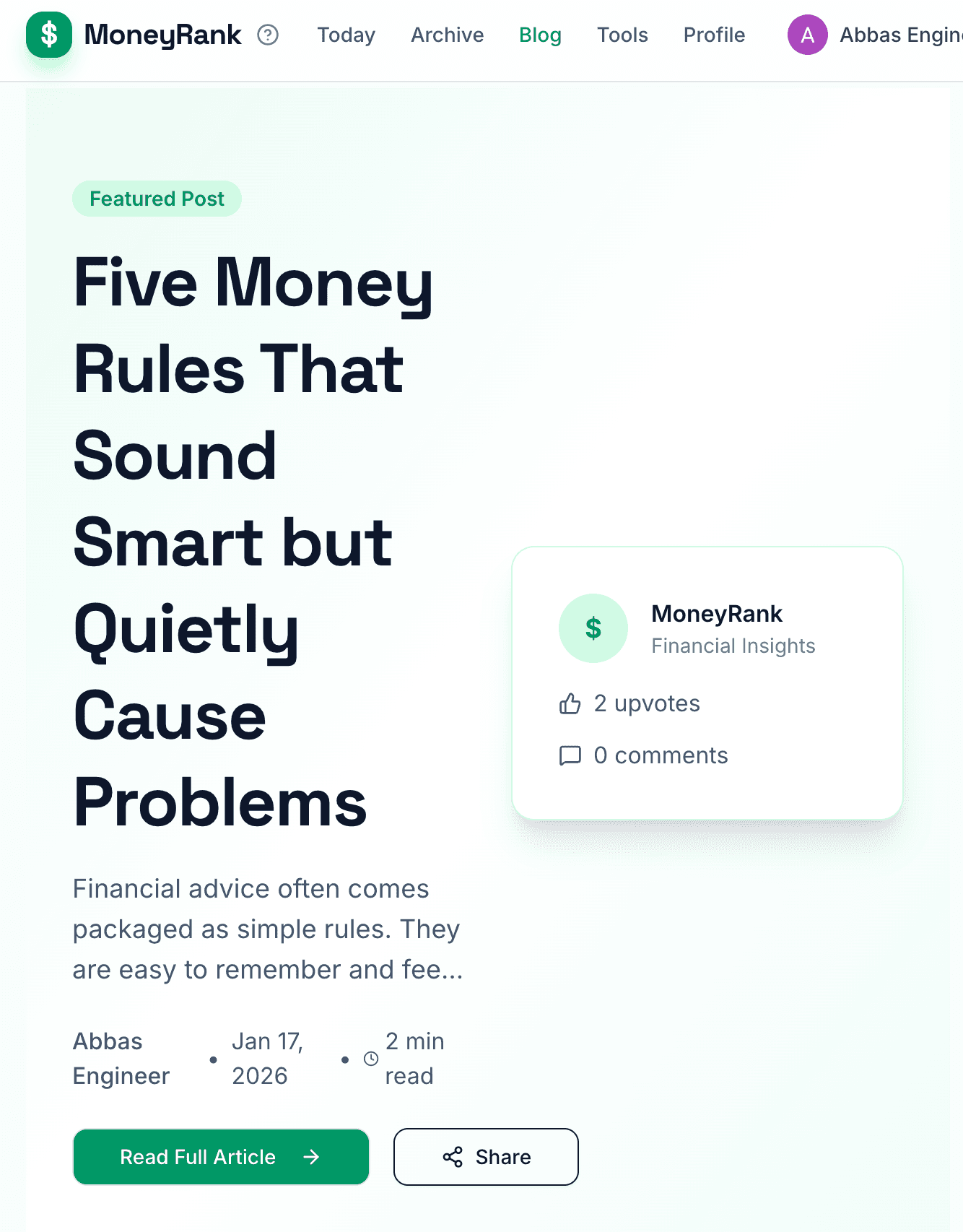 MoneyRank screenshot 5