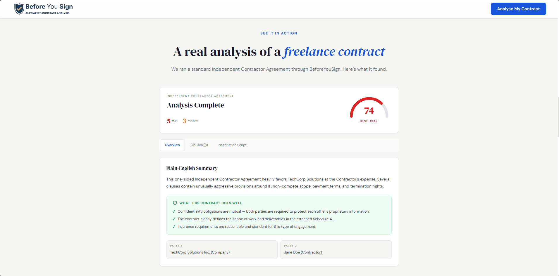 BeforeYouSign screenshot 3