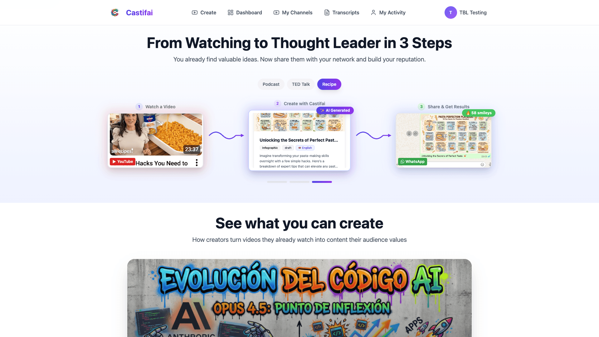 Castifai screenshot 2