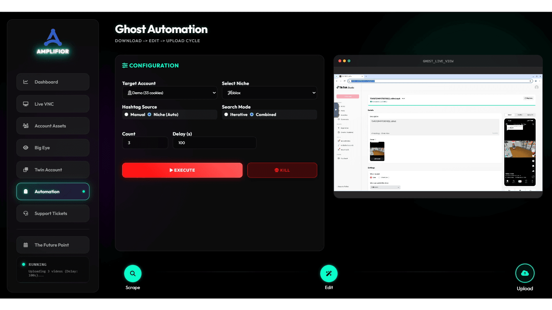 Amplifior screenshot 2