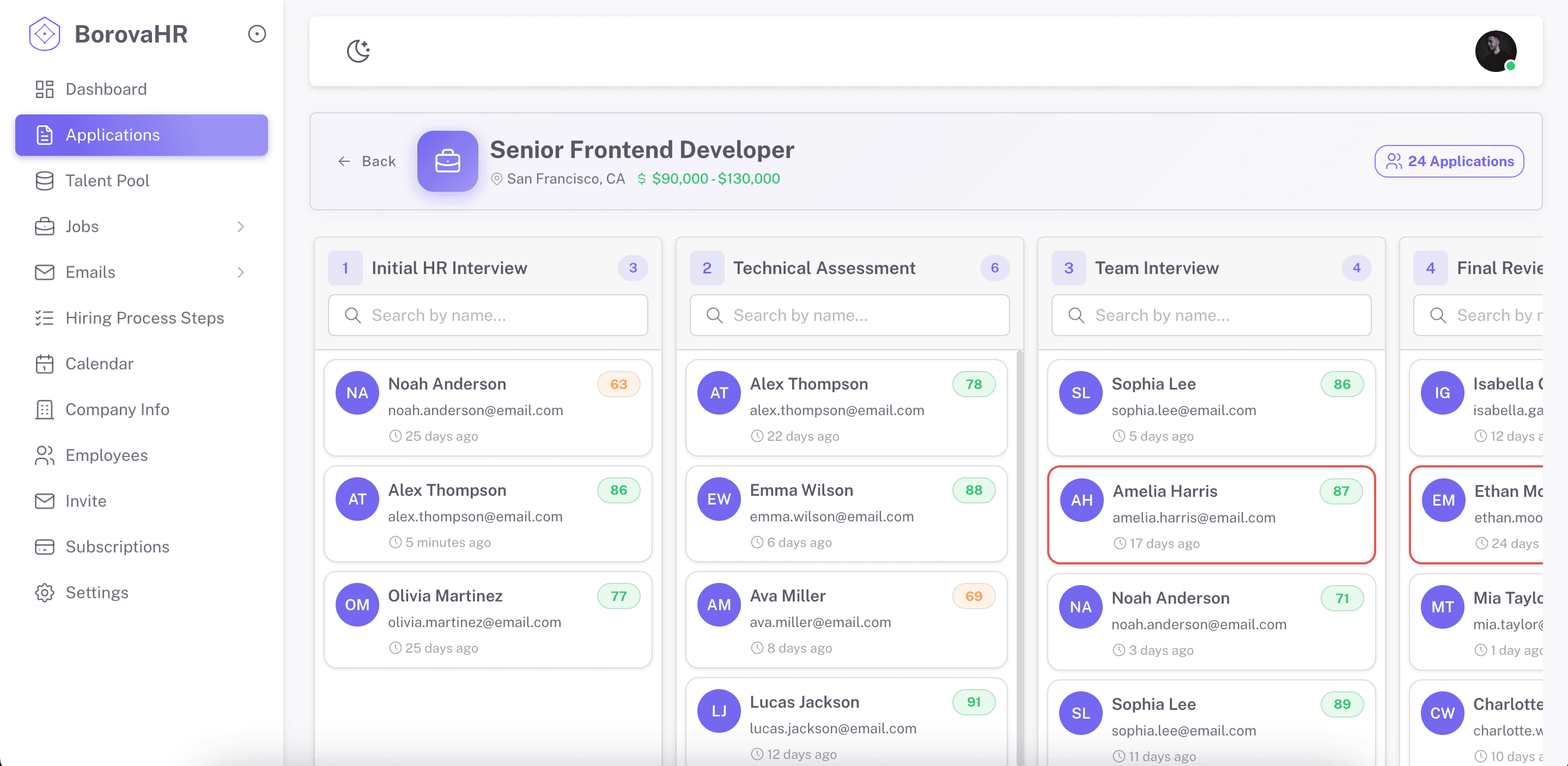 BorovaHR screenshot 5