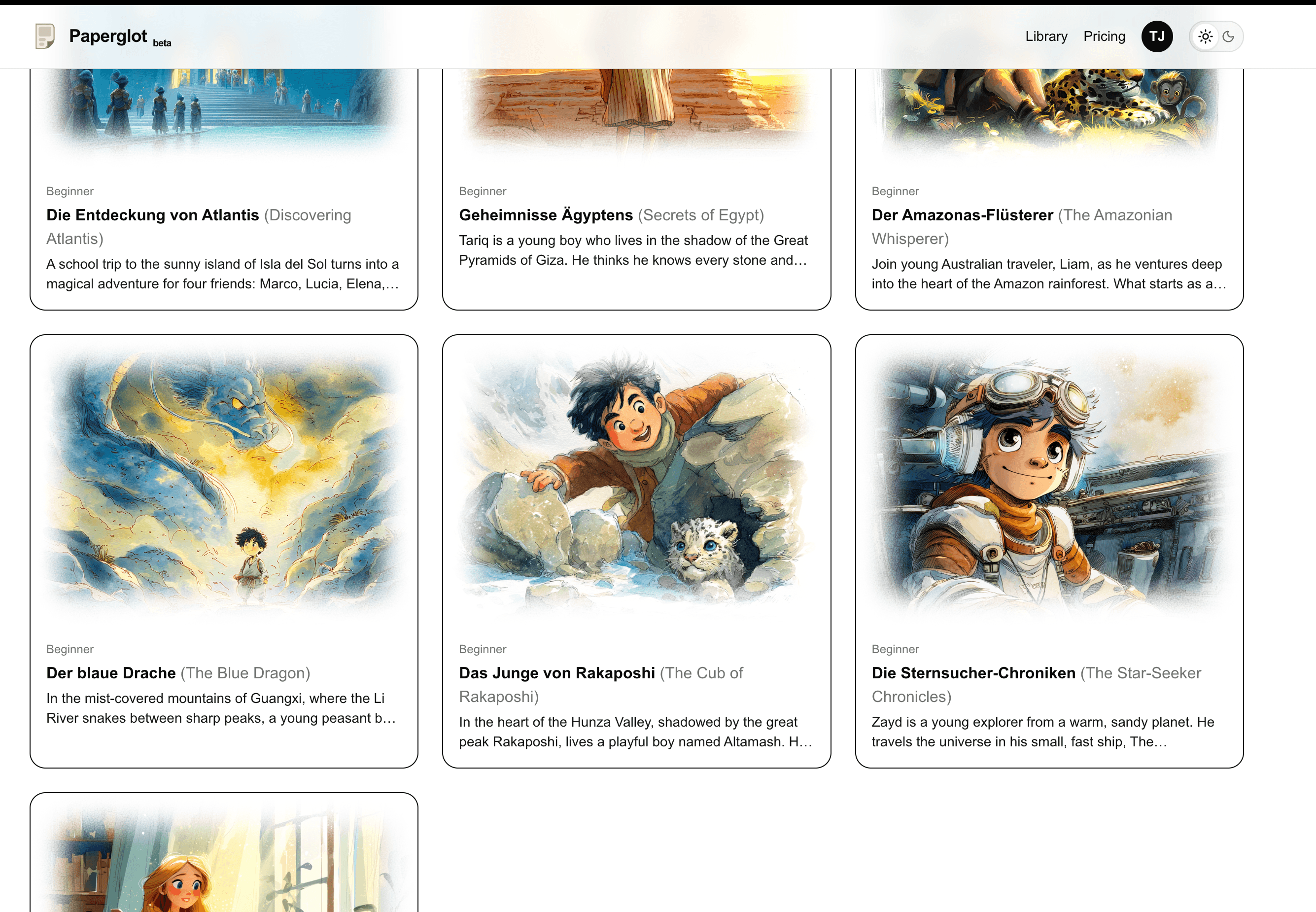 Paperglot Beta screenshot 2