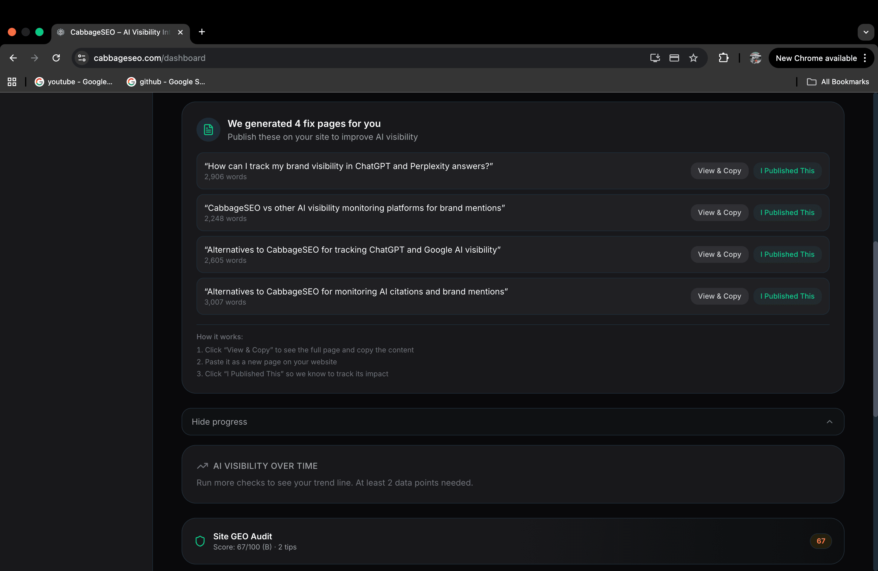 CabbageSEO screenshot 7