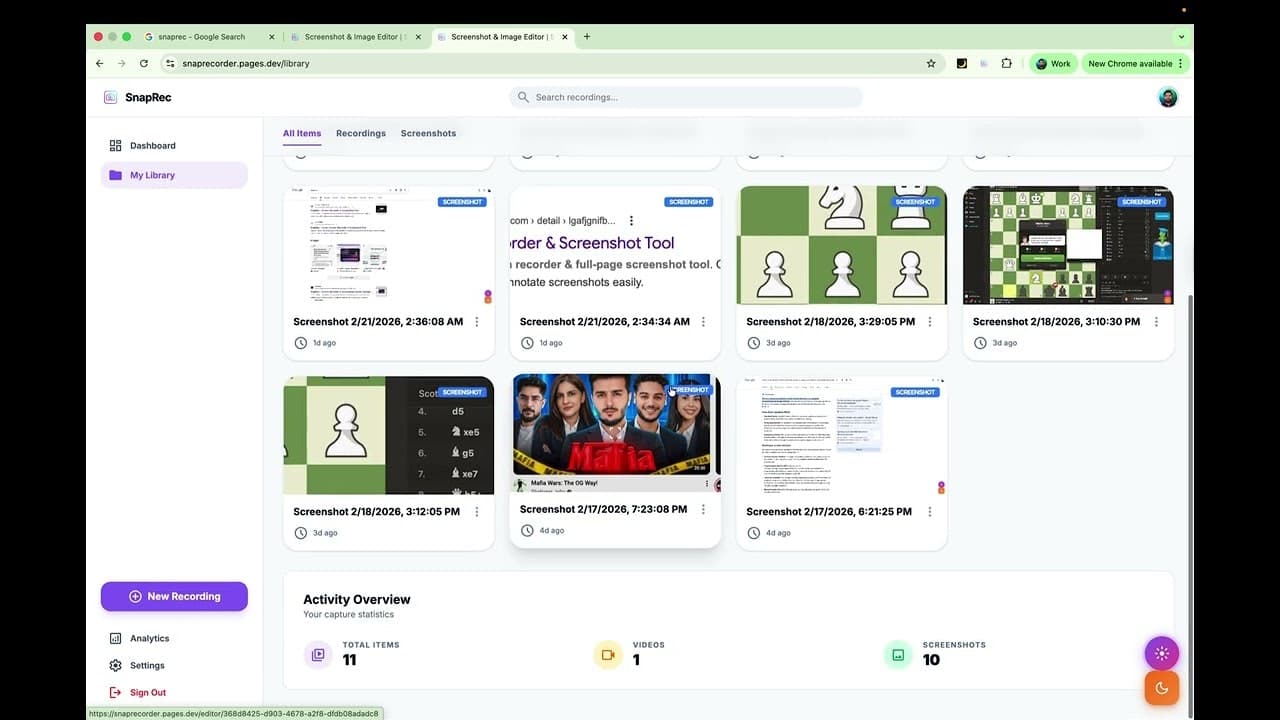 Snap Recorder screenshot 1