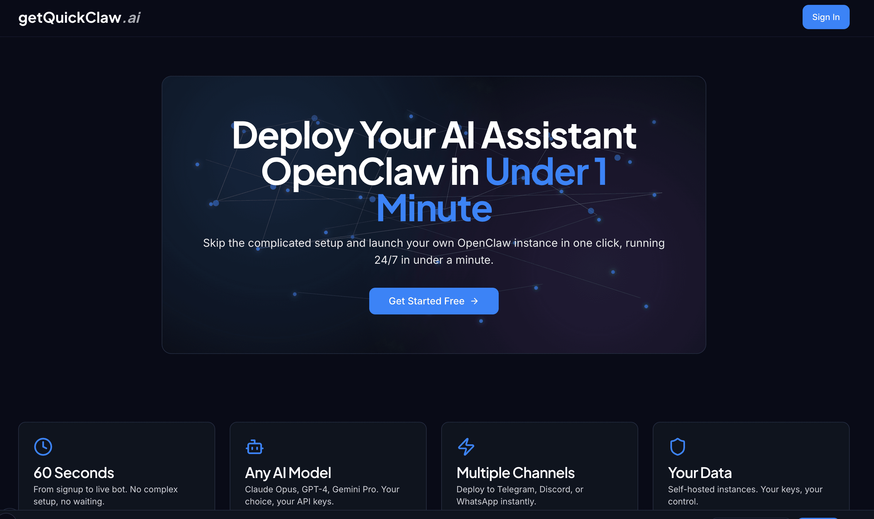 getQuickClaw screenshot 1