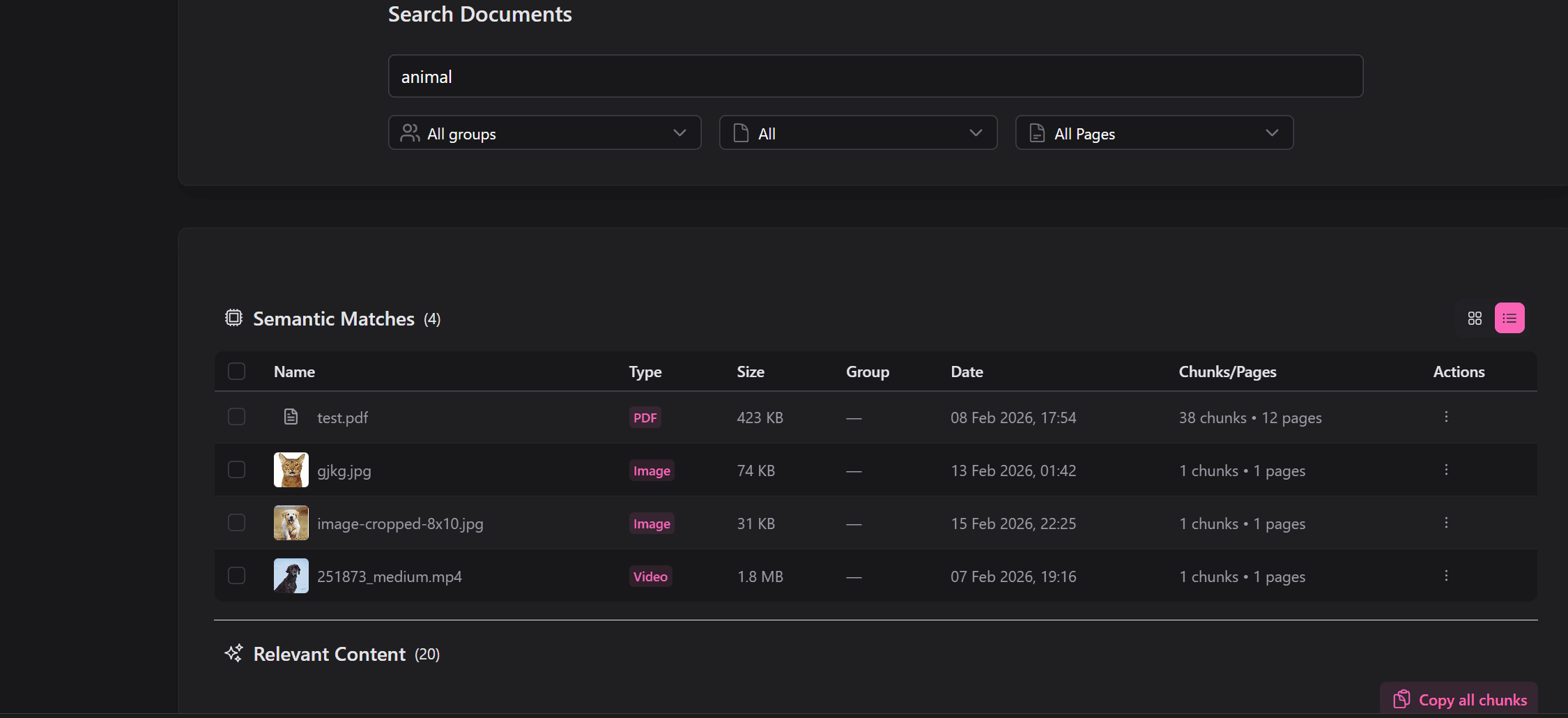 SmartQuery screenshot 2