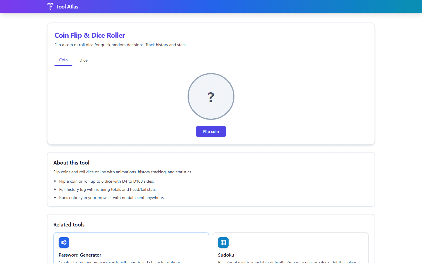Tool Atlas: Free Online Toolbox screenshot 12