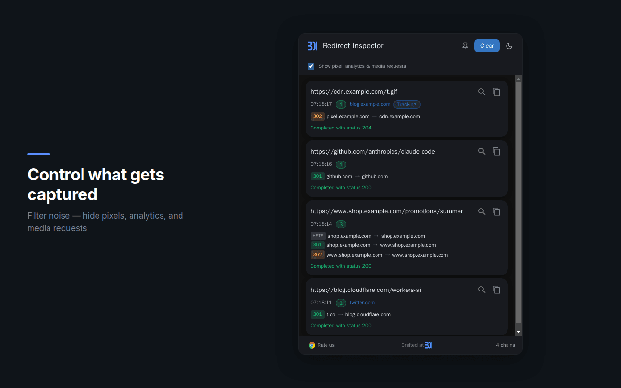 Redirect Inspector screenshot 7