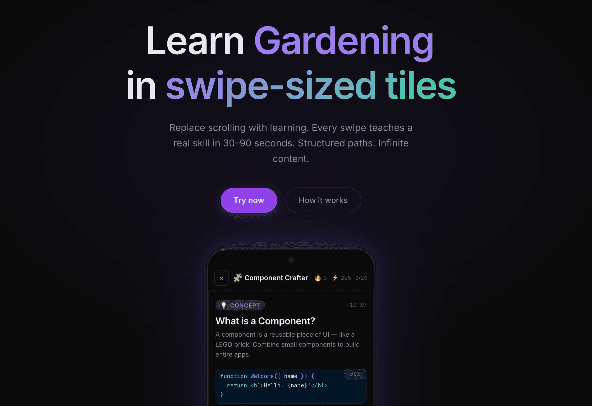 SkillTiles - Doomscroll replacement screenshot 1