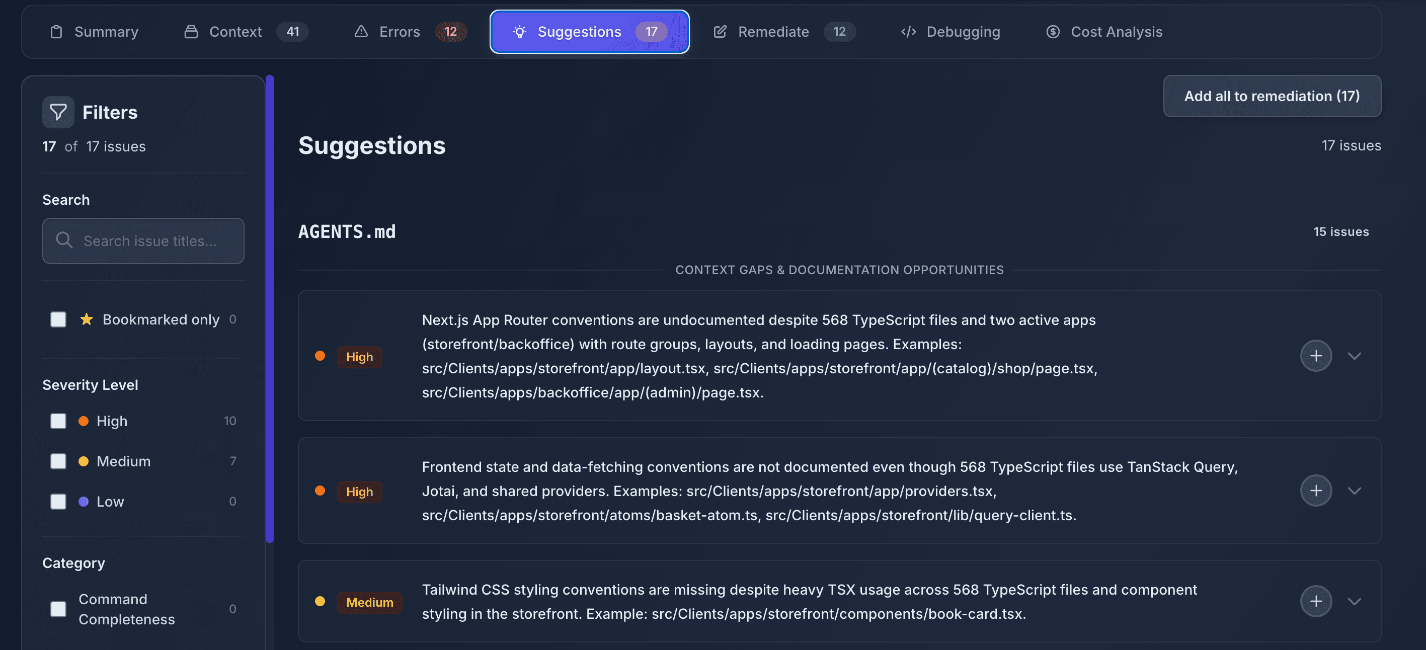 Context Evaluator screenshot 5