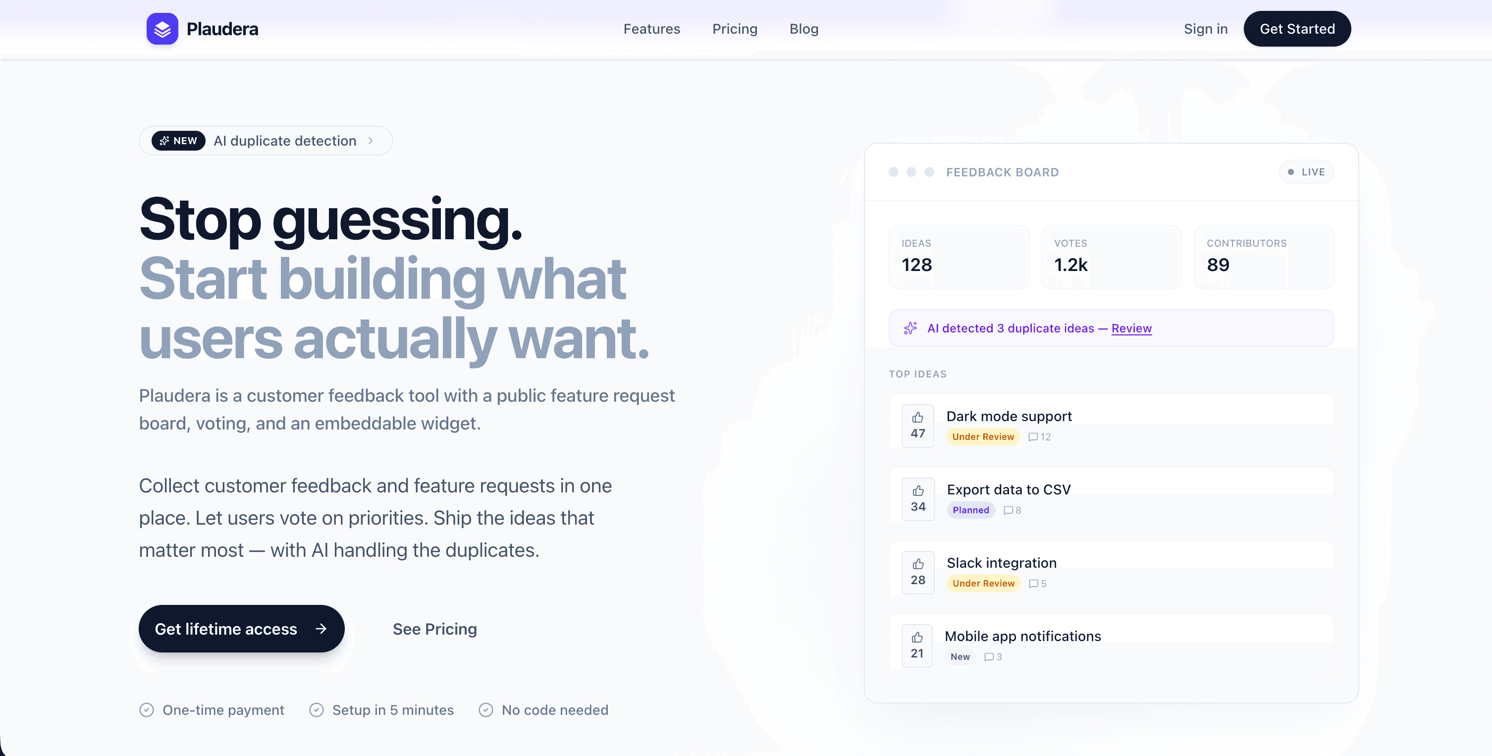 Plaudera screenshot 1